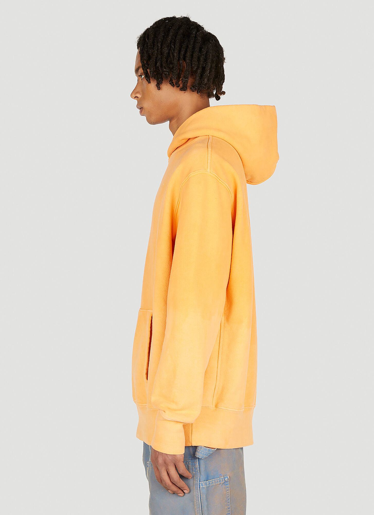  Notsonormal Notsonormal Splashed Hooded Sweatshirt -  Sweatshirts Orange M 