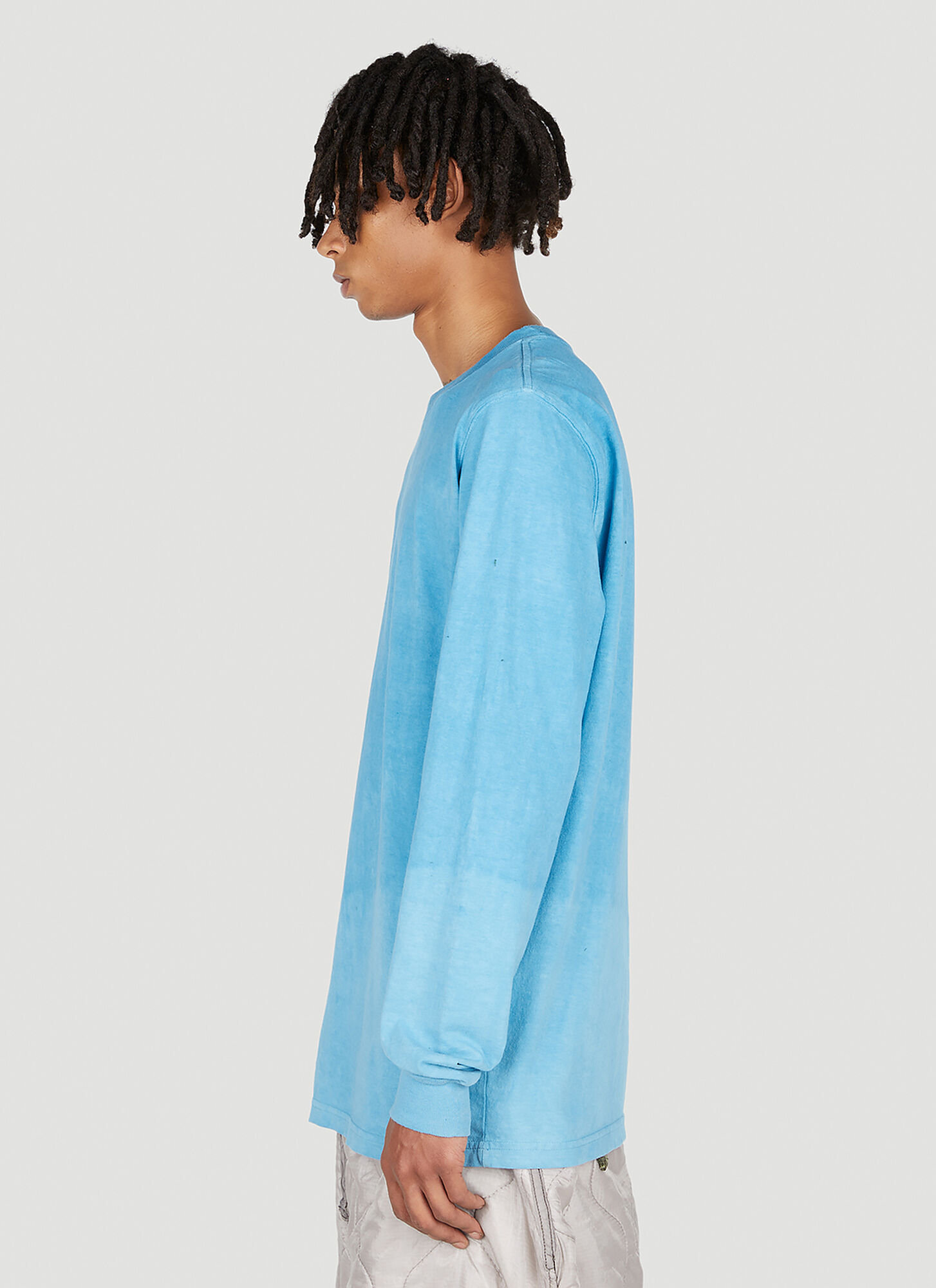  Notsonormal Notsonormal Splashed Long Sleeve T-shirt -  T-shirts Blue M 