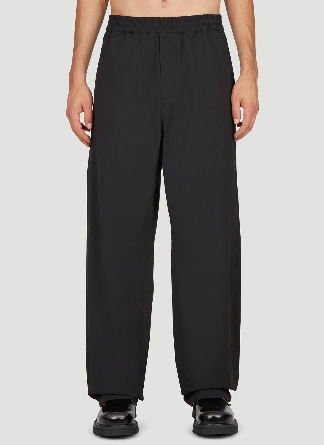 Shop Oamc Dome Pants In Black