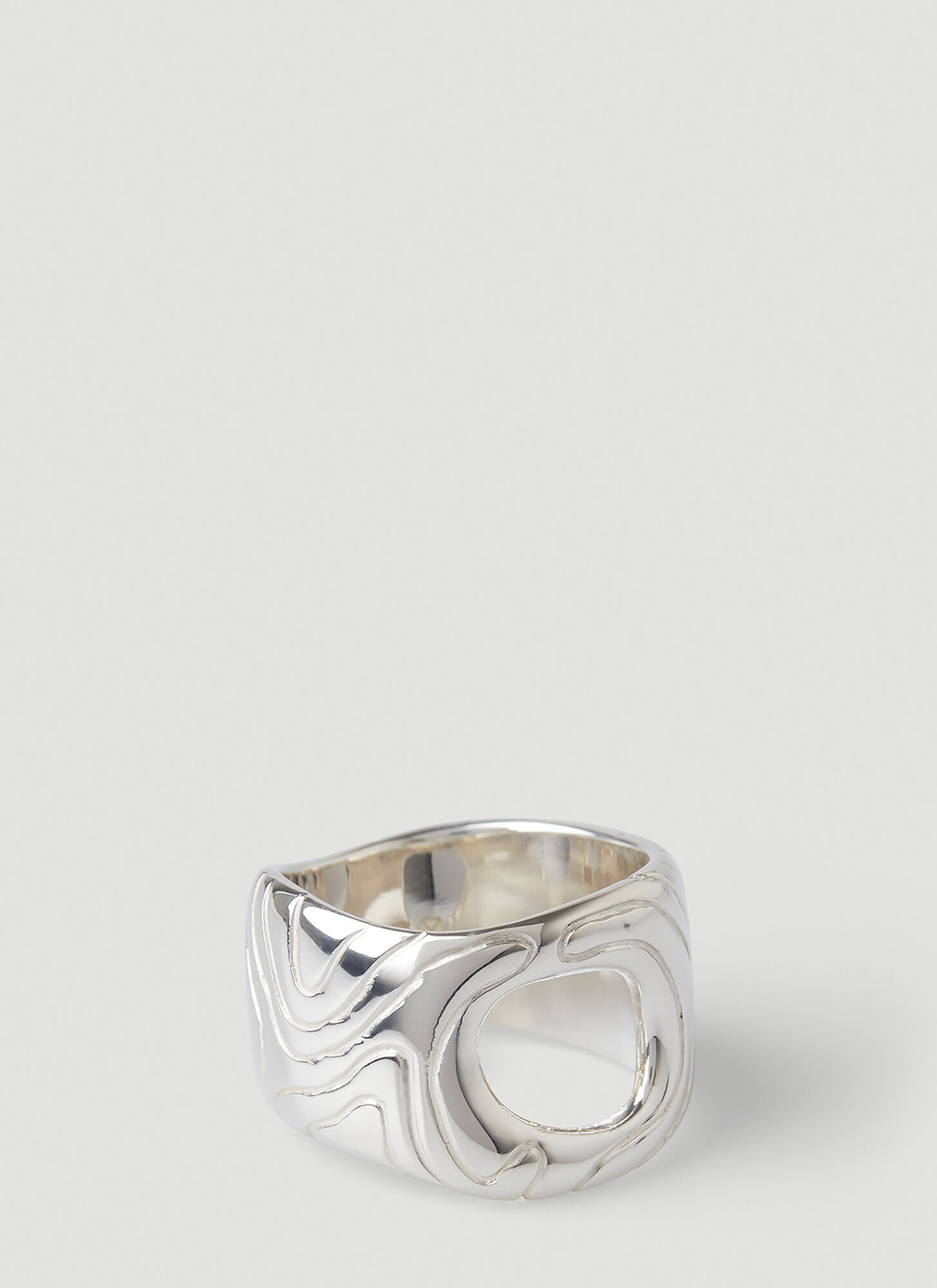 Octi Globe Ring In Metallic
