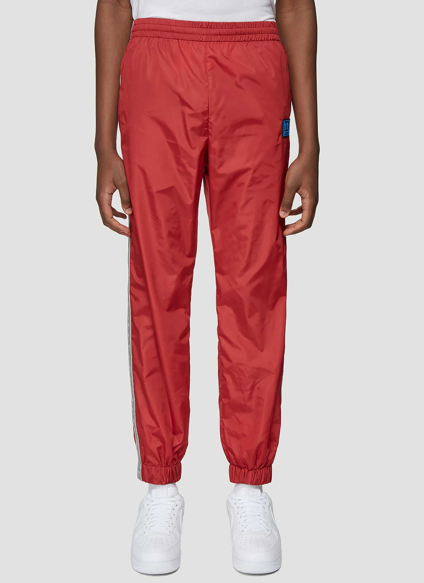 Off-White Off-White Arrow Side Track Pants - Man Track Pants Red L　オフホワイト アロー サイド トラック パンツ - マン トラック パンツ レッド L