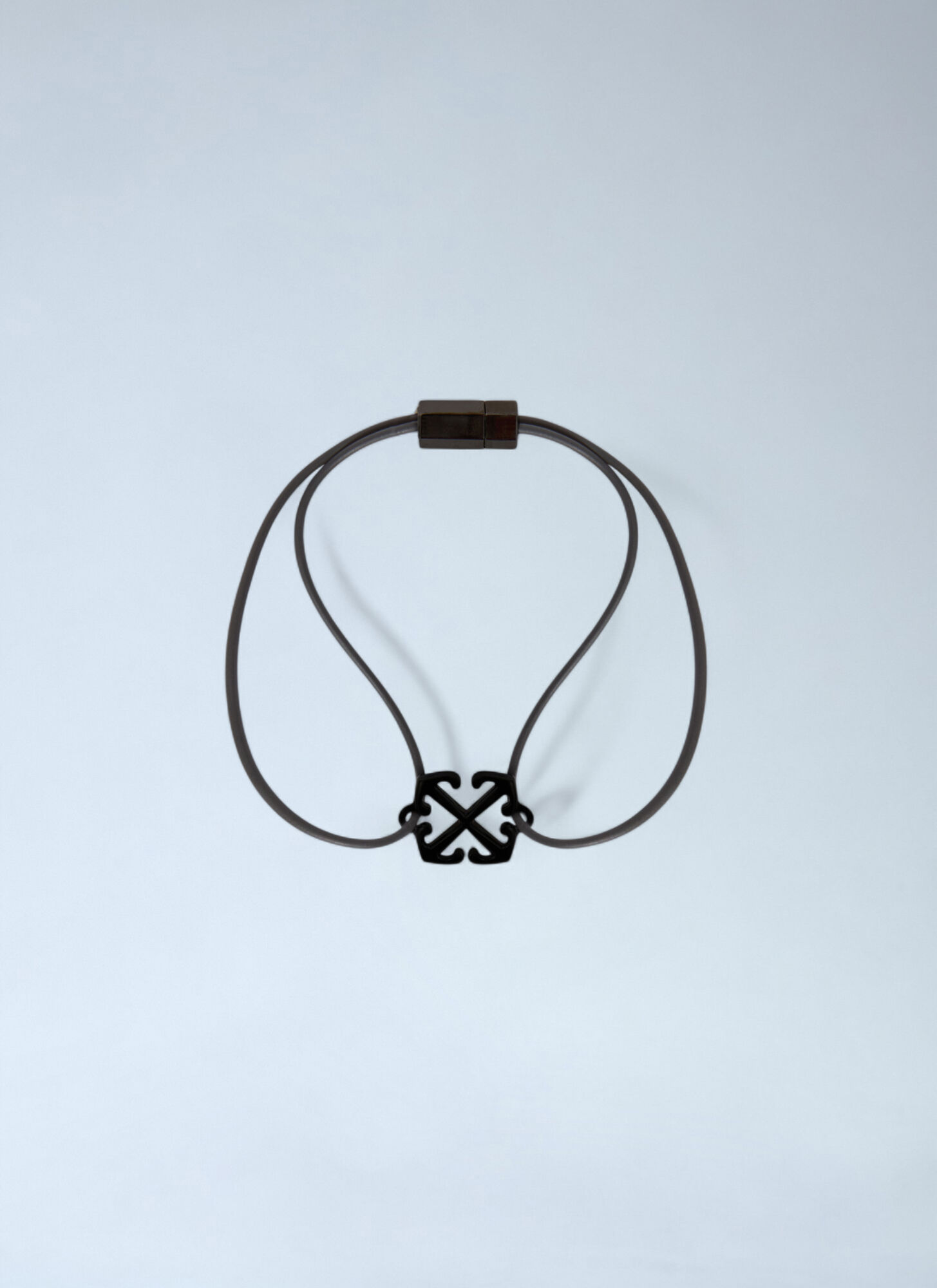 Off-white Off White Men Enamel Rubber Bracelet
