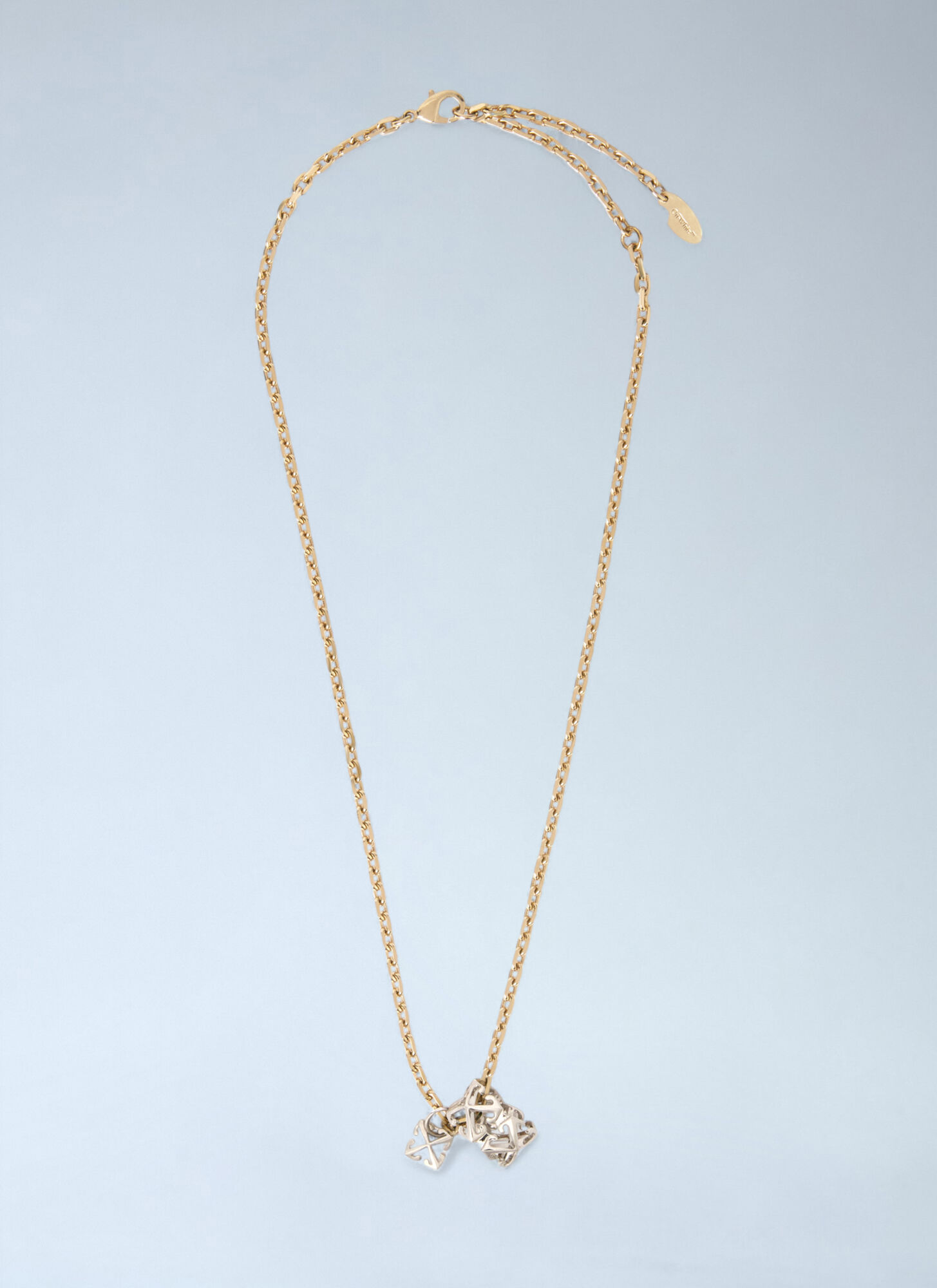 Off-white Arrow And Ring Necklace