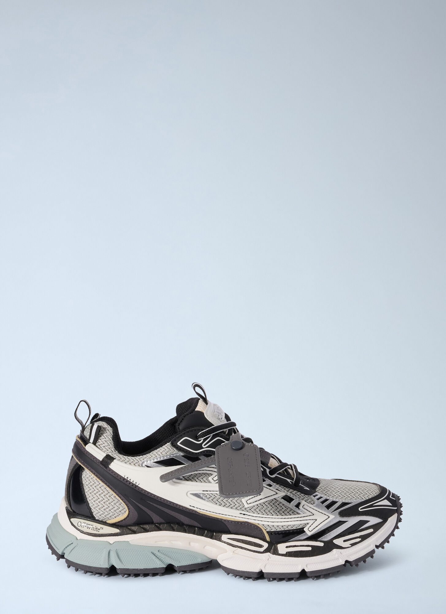 Off-White Men's Grey Be Right Back Sneakers - Man Sneakers Eu - 45
