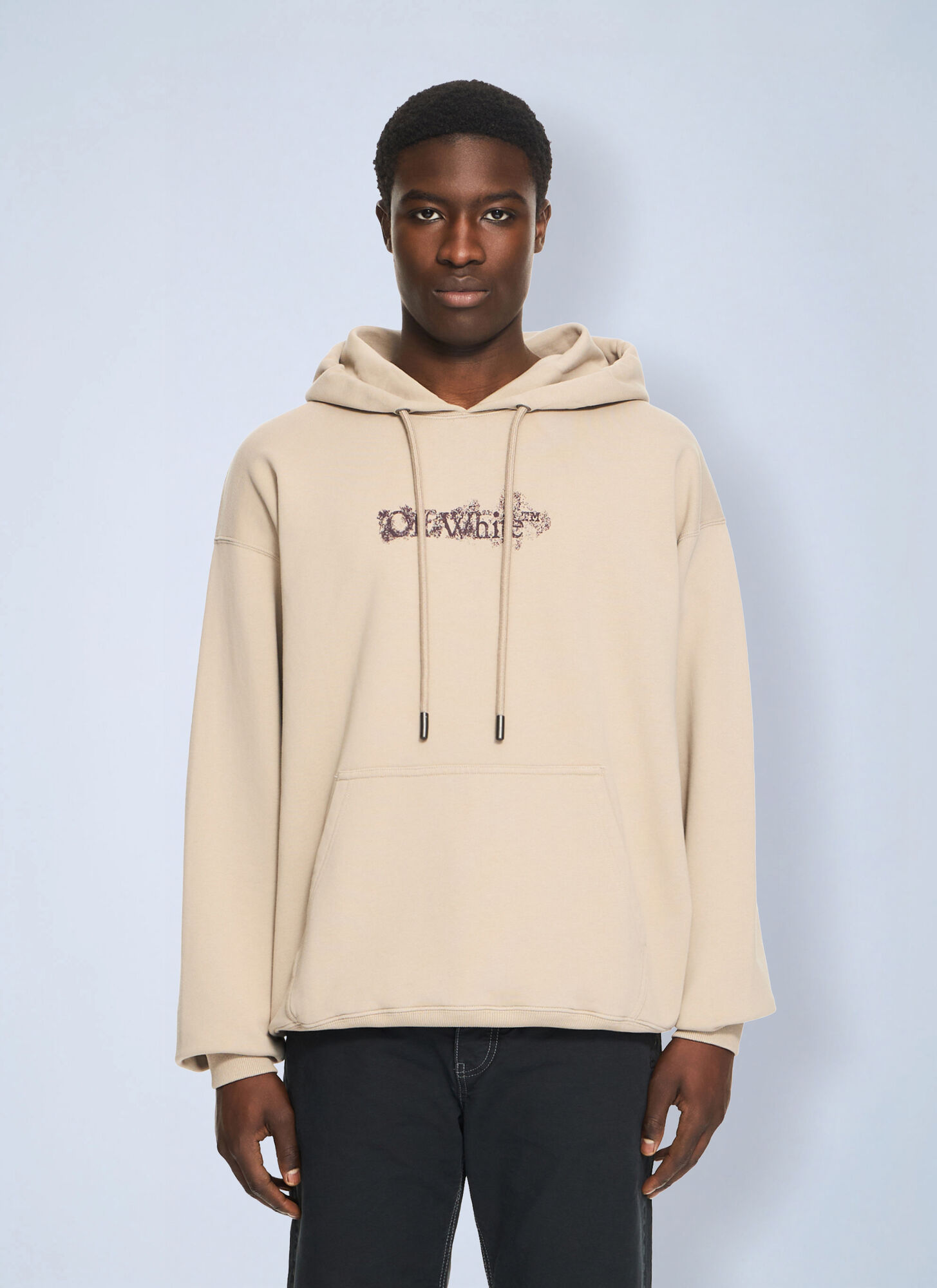 Off-White Uomo Rosso - Heraldic Arrow Skate Hoodie, Size: Xl
