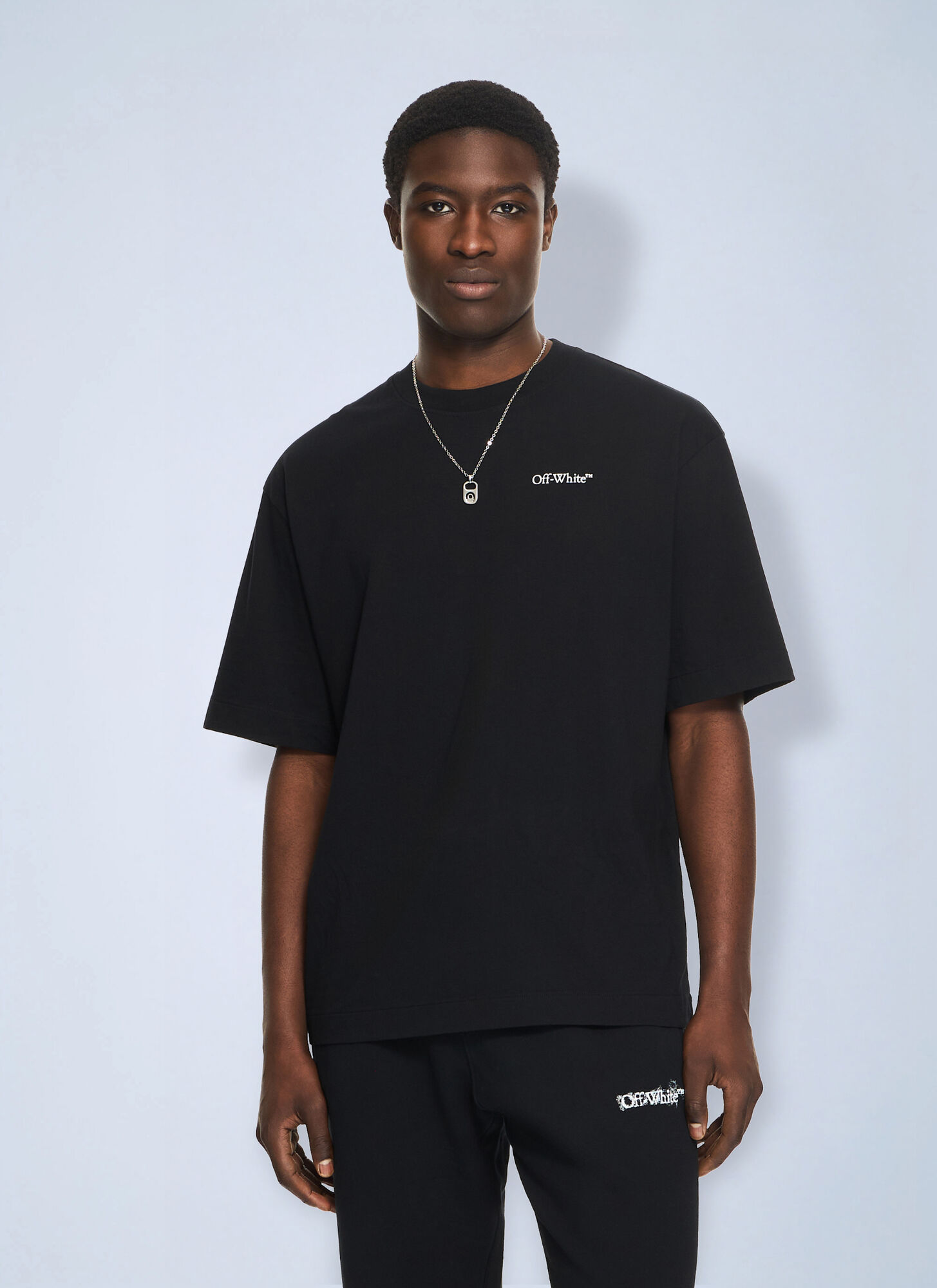 Off-White Heraldic Arrow Cuffed Sweatpant - Man Pants Black M