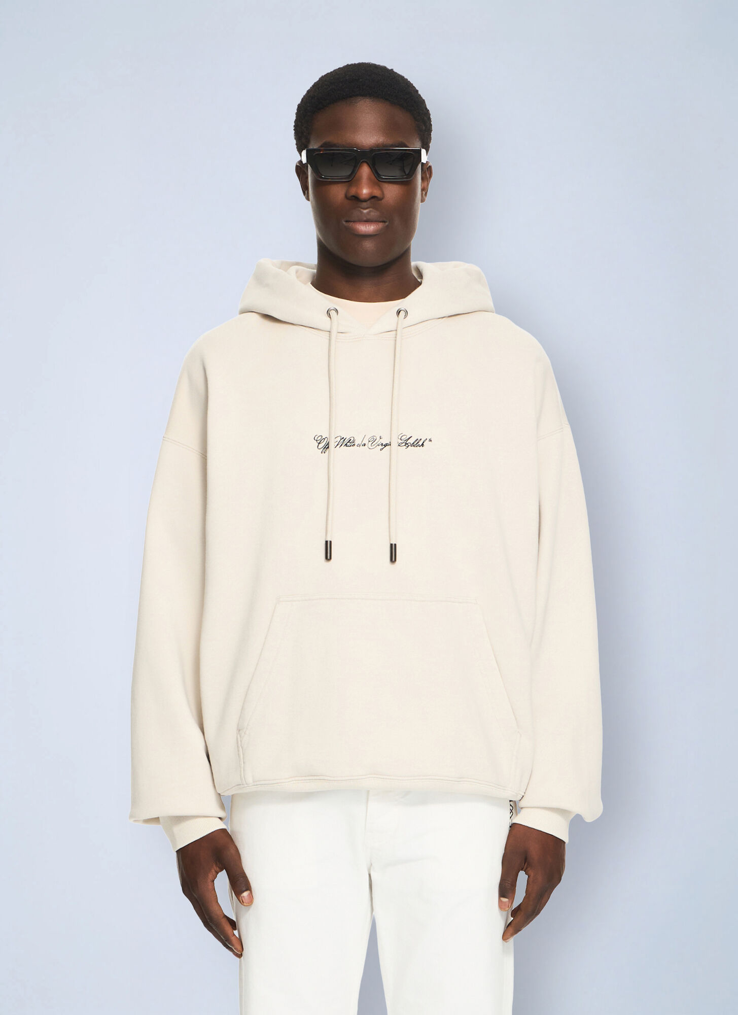 Off-White Uomo Multicolor Script Arrow Skate Hoodie - Man Sweatshirts M