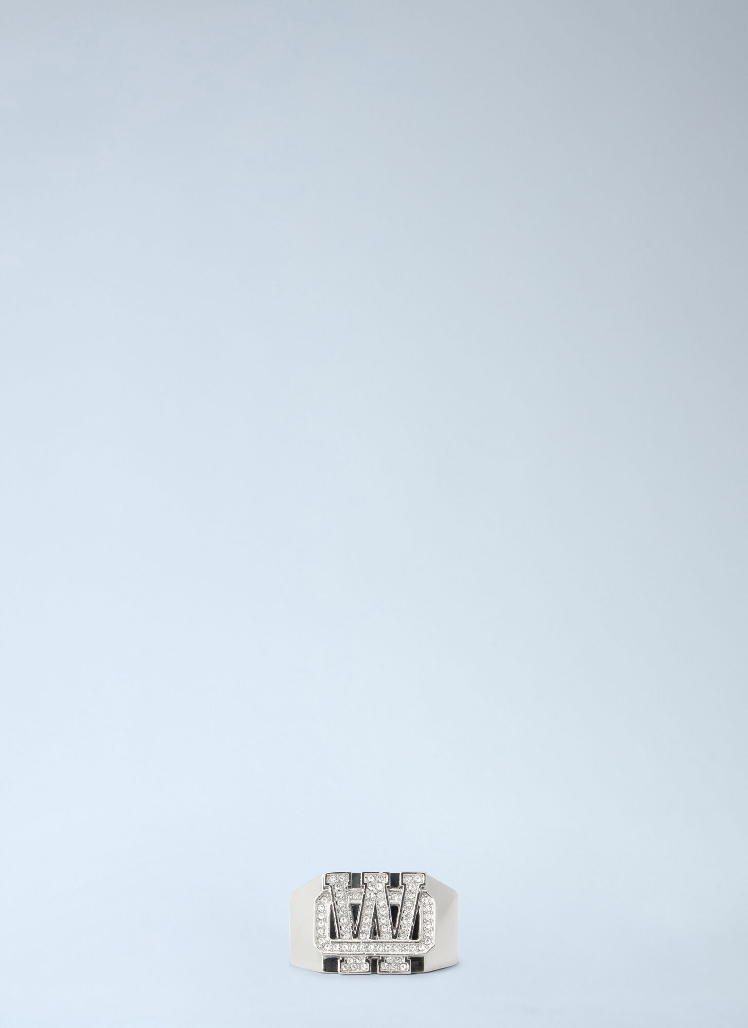 Off-White Bling Strass Arrow Ring - Man T-Shirts Grey 62