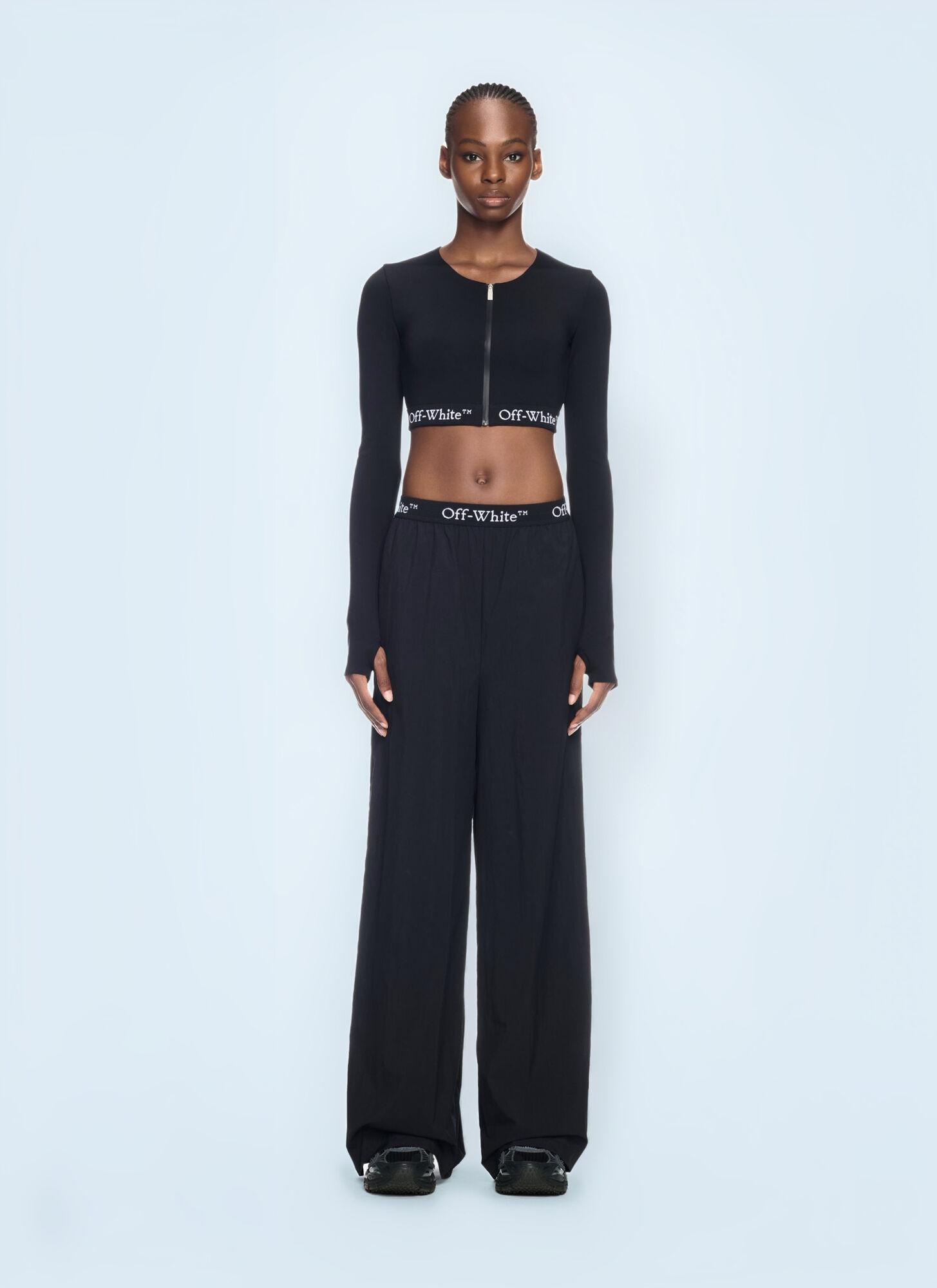 Off-white Off White Women Logo Band Pants