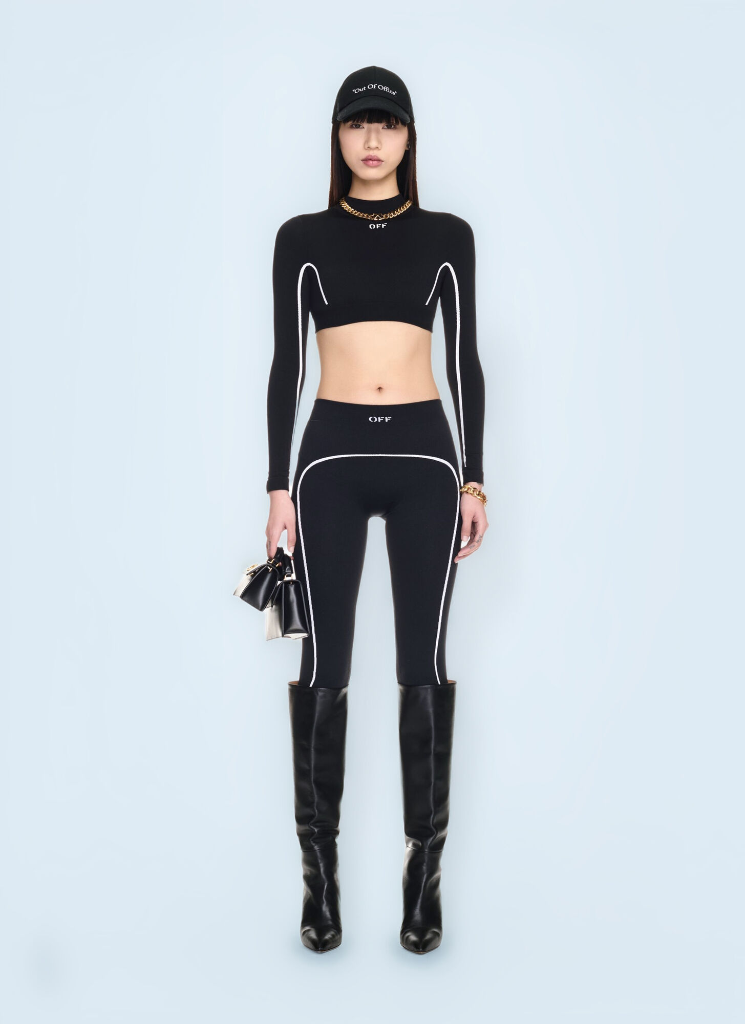 Off-white Stamp Seamless Crop Top