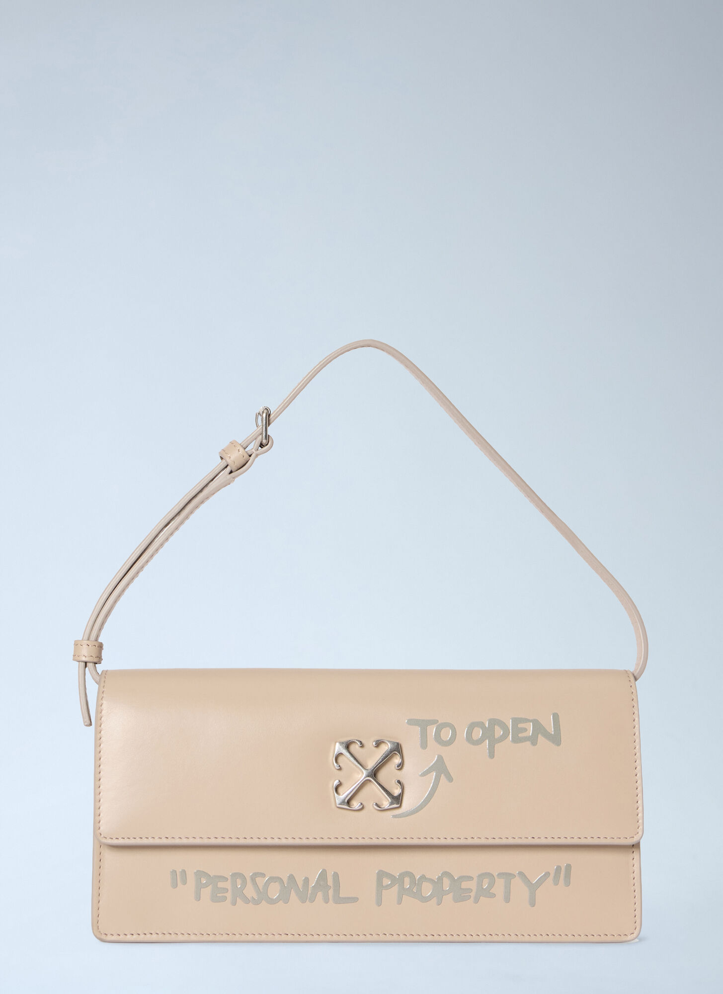 Off-White Beige Jitney 1.0 Shoulder Bag - Frau Schultertaschen One Size