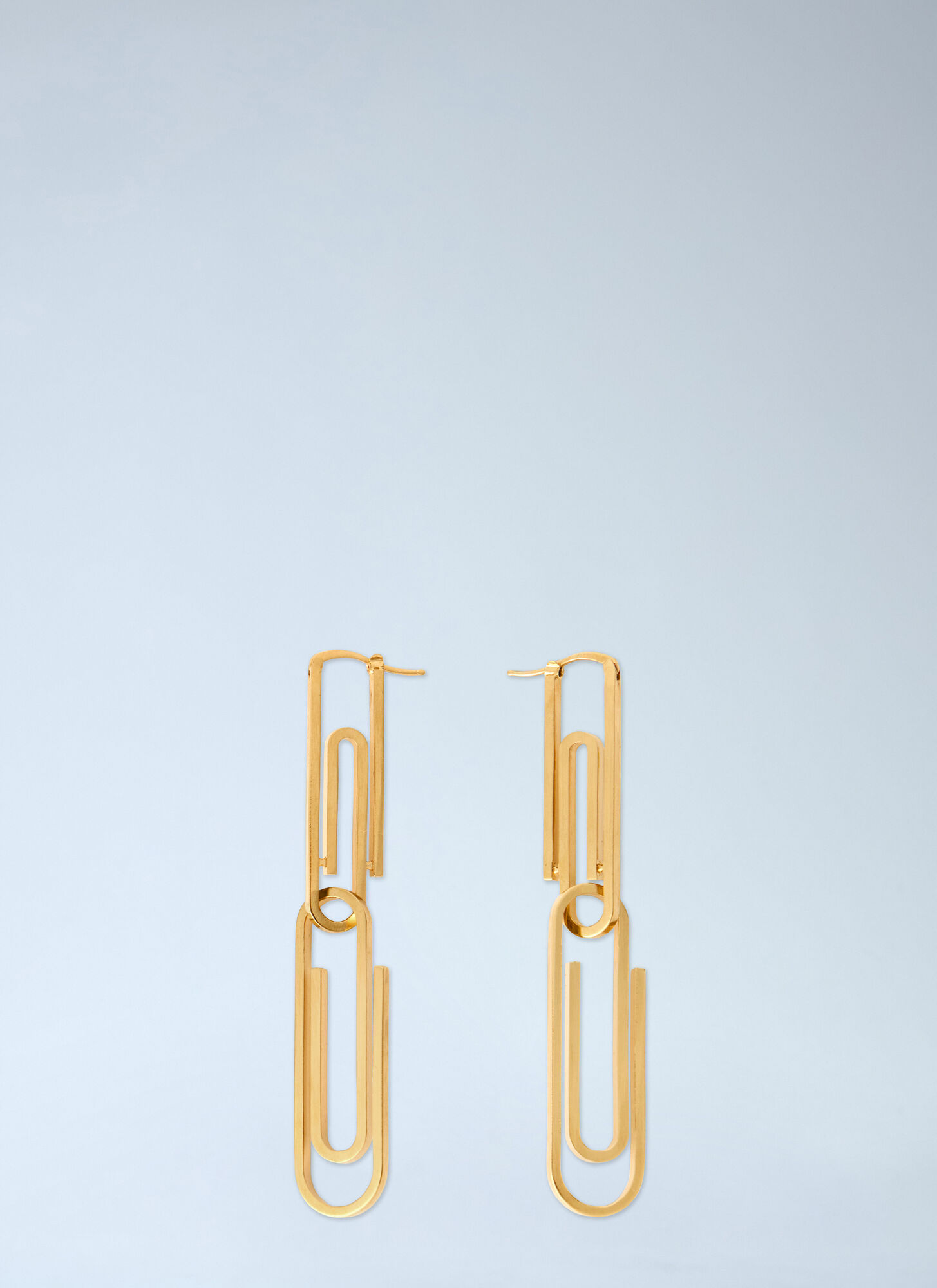 Off-White Paperclip Earrings - Frau T-Shirts Grey One Size