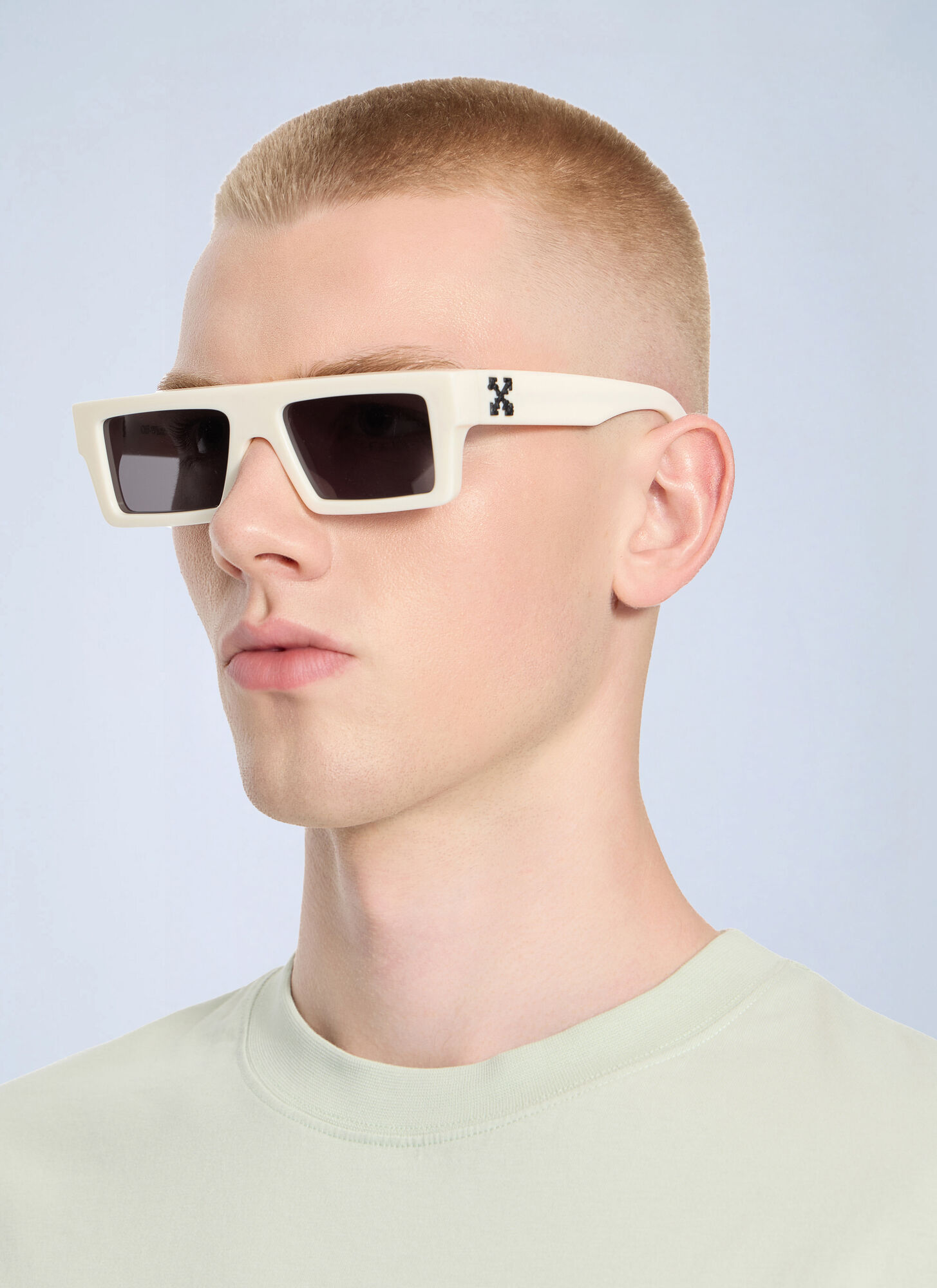 Off-White Ruby Dark Grey Lens Sunglasses - Sunglasses Black One Size