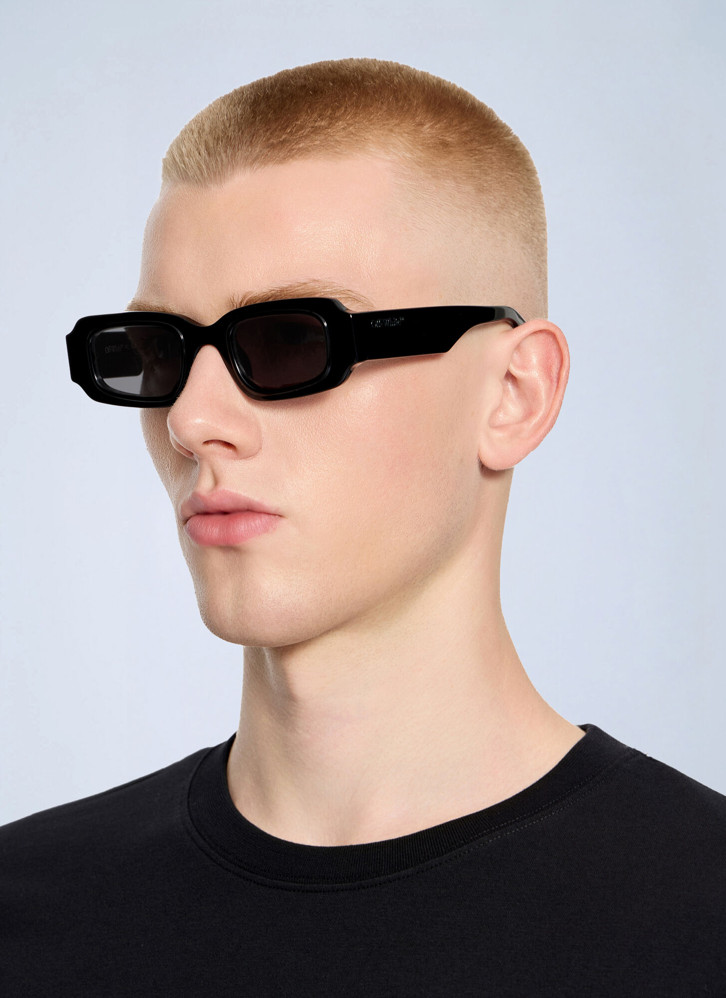 Off-White Olympia Smoke Lens Sunglasses - Sunglasses Black One Size