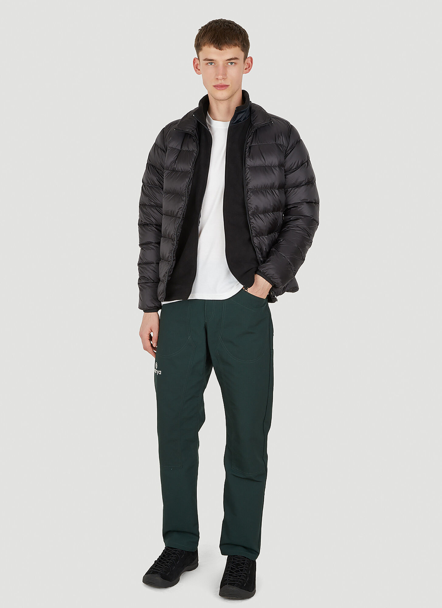  Ostrya Ostrya Surplus Fleece Sleevless Jacket - Man Jackets Black S 