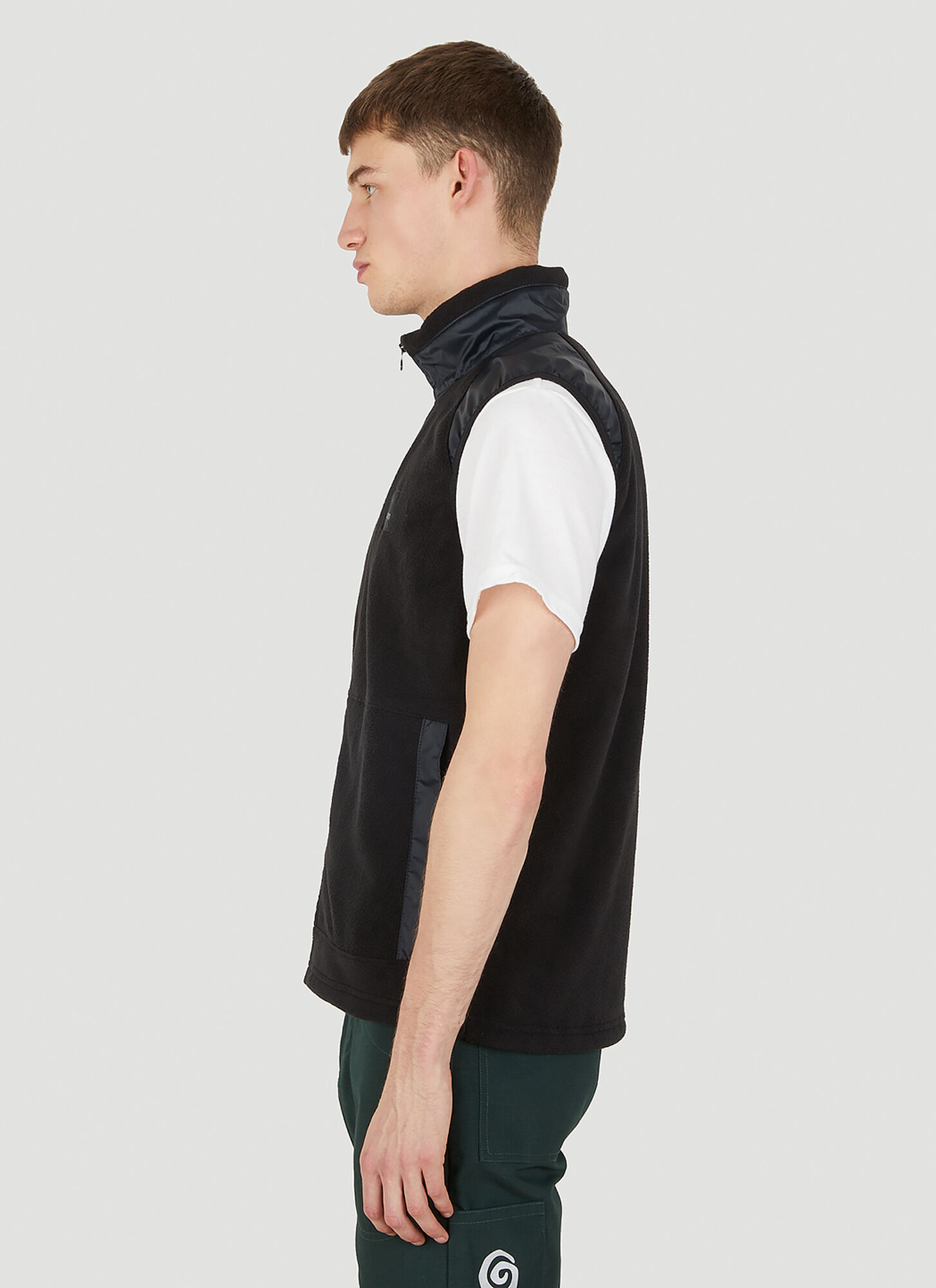  Ostrya Ostrya Surplus Fleece Sleevless Jacket - Man Jackets Black S 