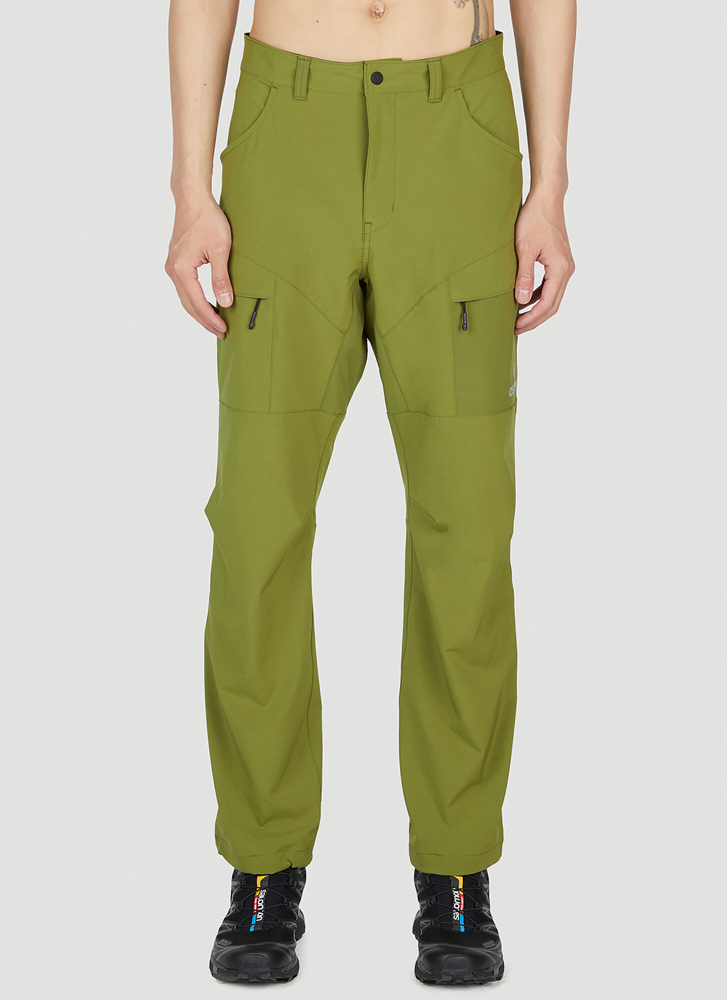 Ostrya Uomo Verde Yarrow Hiking Track Pants - Man Track Pants 30 - Immagine 1