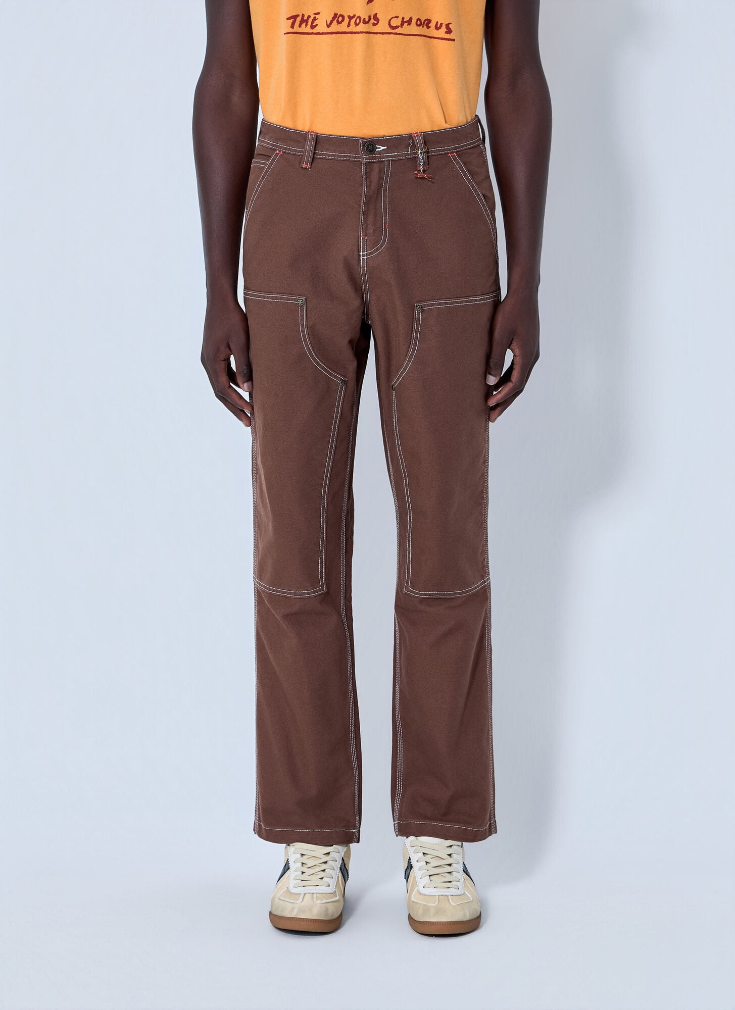 OTW by VANS x Julian Klincewicz Contrast Stitch Cargo Trousers - Man Pants Brown Xl