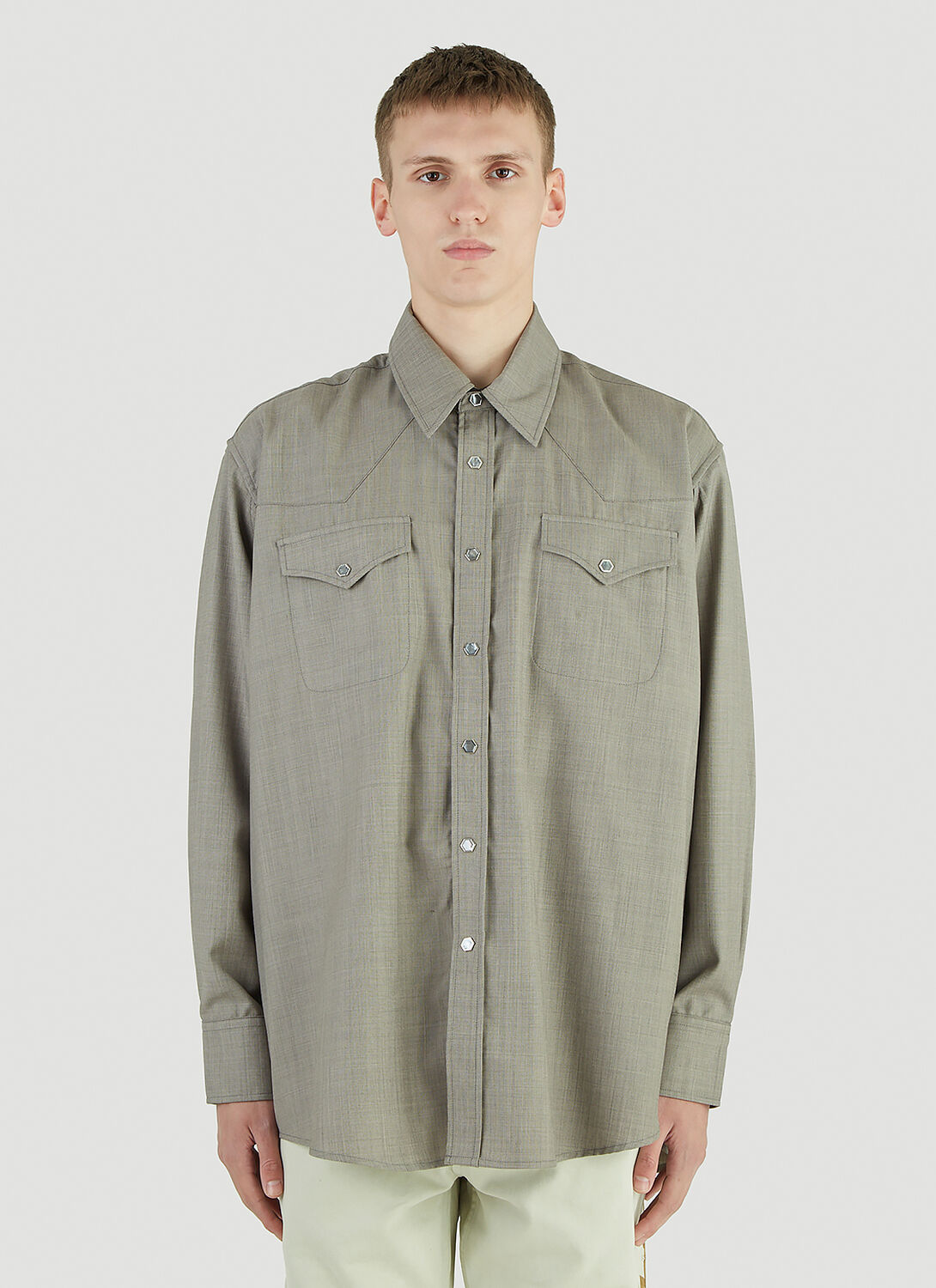 Our Legacy Ranch-cut Longsleeved Shirt In Multi