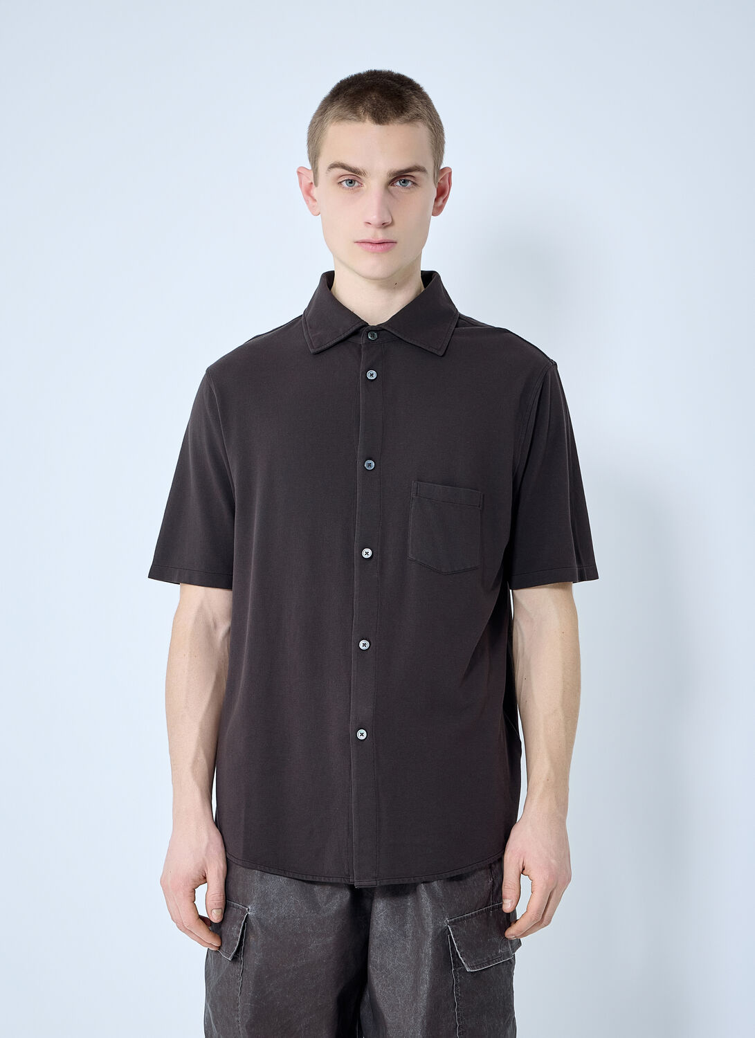 Our Legacy Brown Analog Shirt In Black