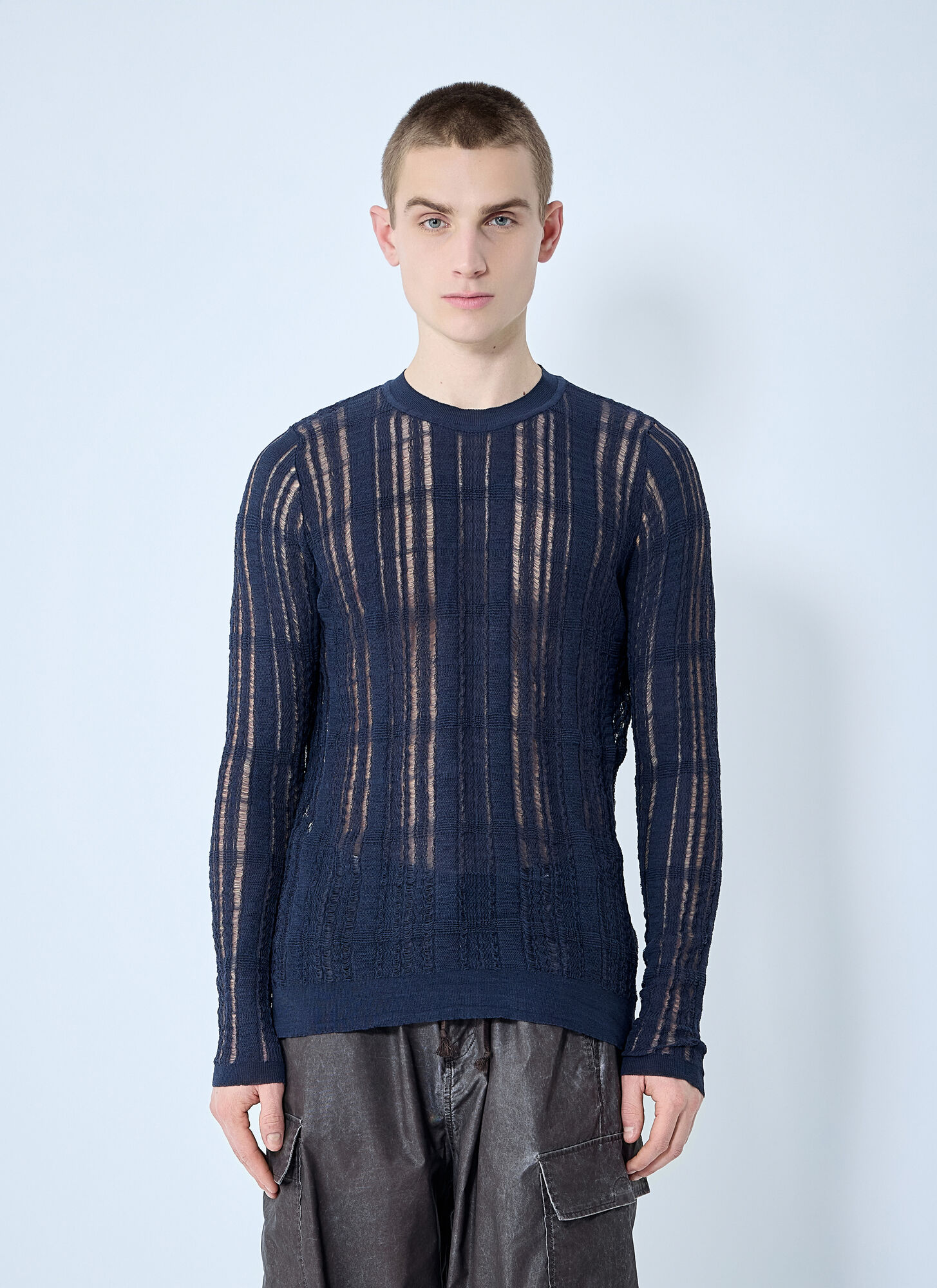 Our Legacy Men's Blue Formal Sweater - Man Tops Eu - 50