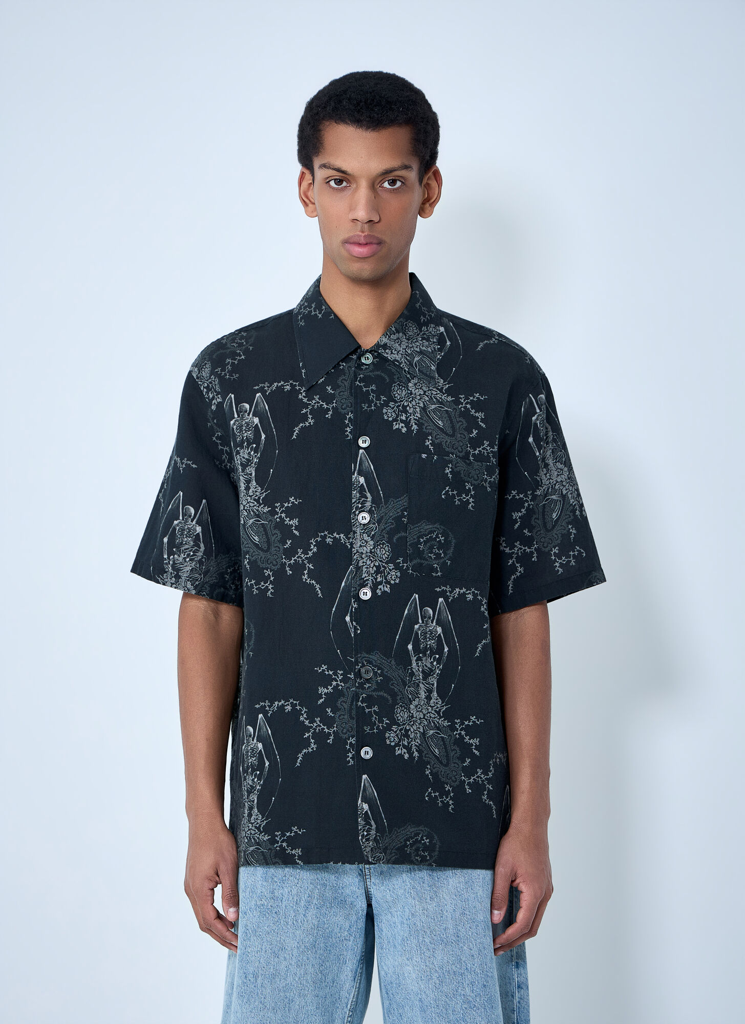 Our Legacy Men's Black Every Shirt - Man Shirts Eu - 54