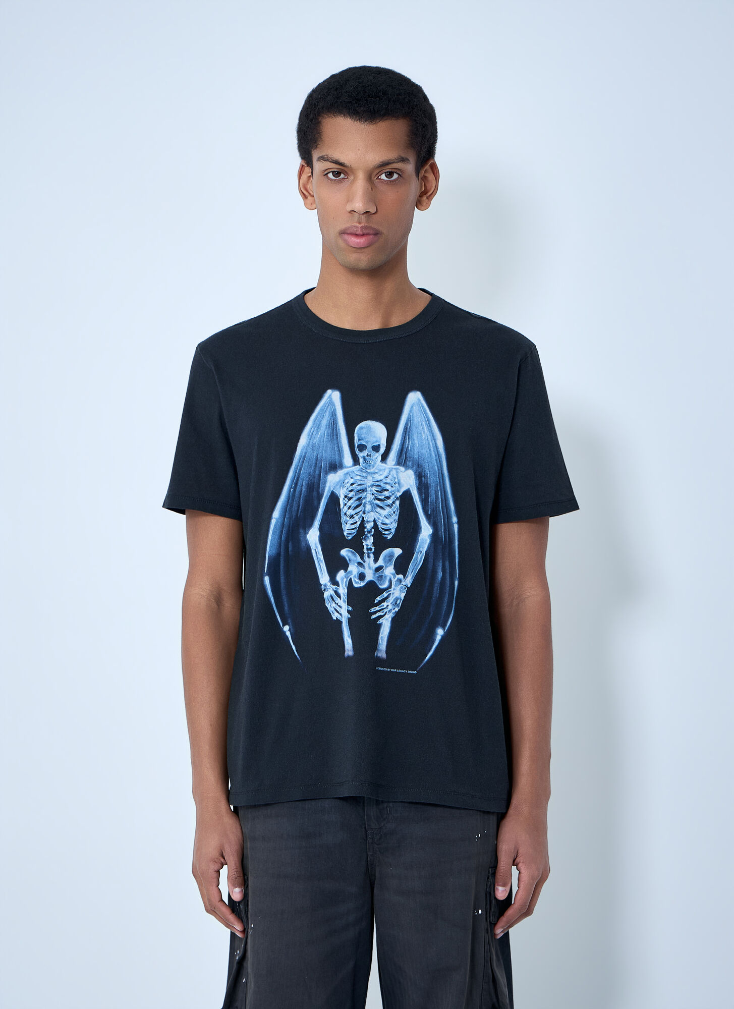 Our Legacy Men's Black New Box T-Shirt - Man T-Shirts Eu - 50