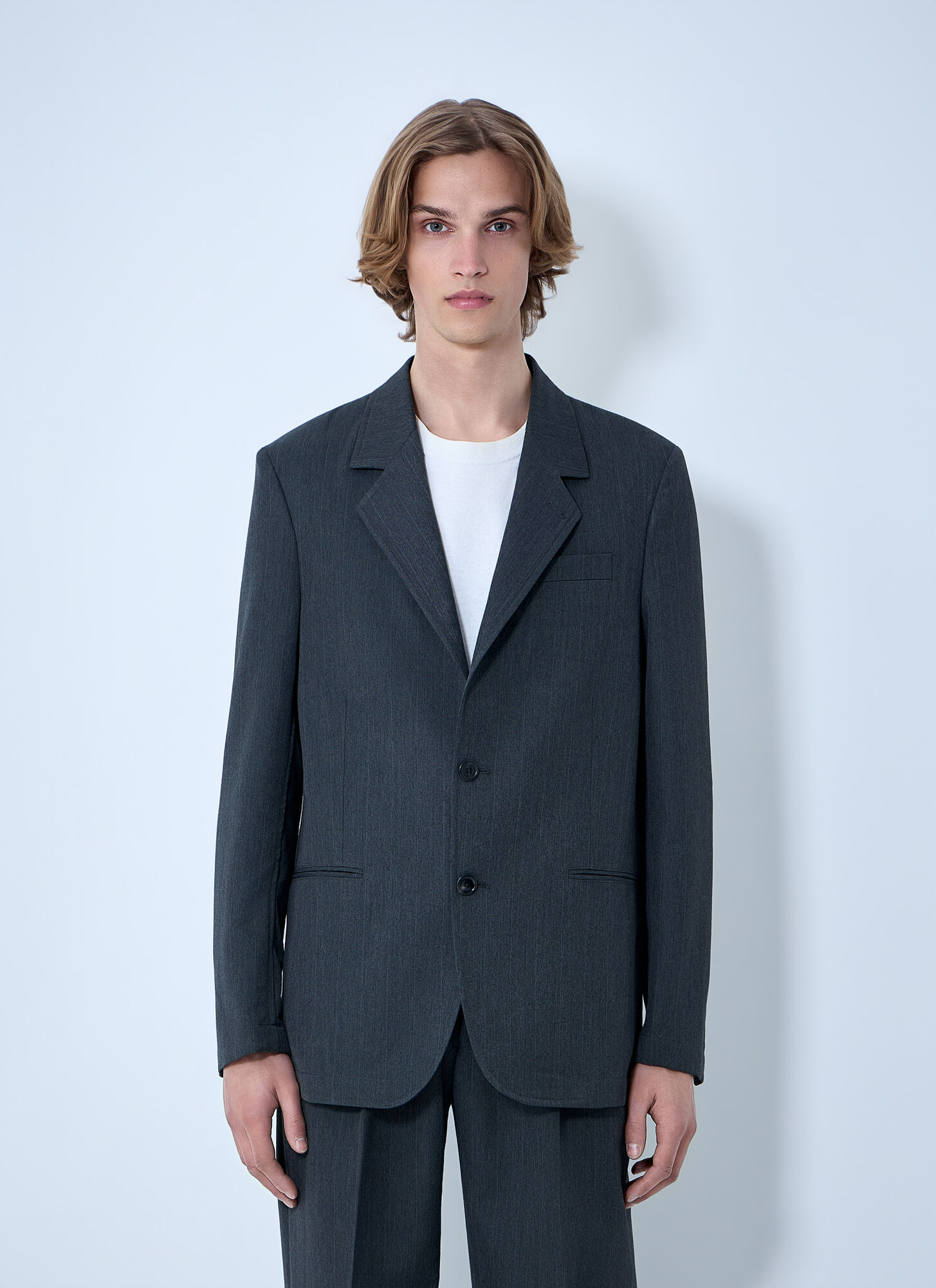 Our Legacy Men's Grey Unconstructed Ceremony Blazer - Man Blazers Eu - 50 - Image 1