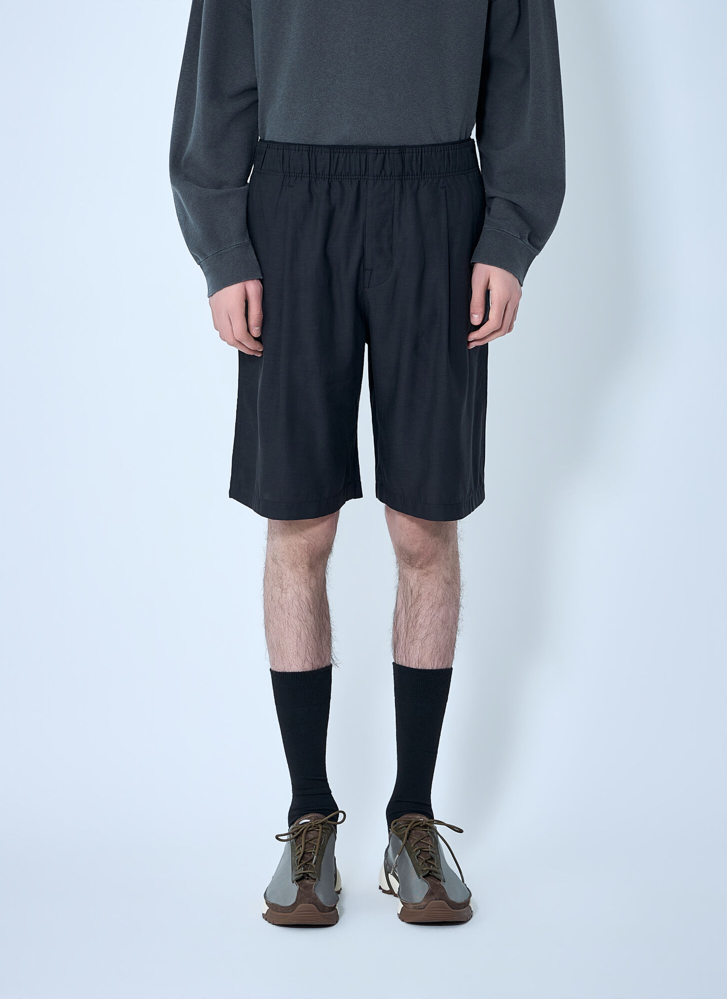 Our Legacy Men's Black Leisure Shorts - Man Shorts Eu - 50