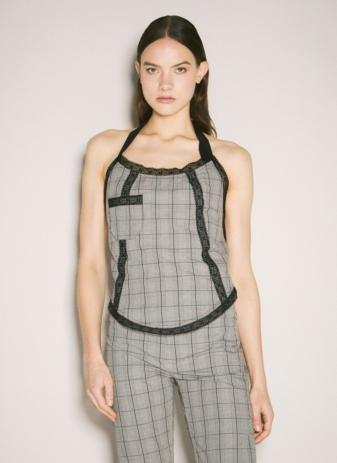 Our Legacy Gray Pinafore Top In Grey