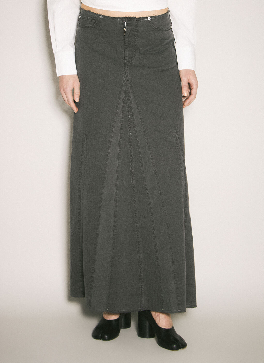 Our Legacy Rebel Maxi Skirt In Grey