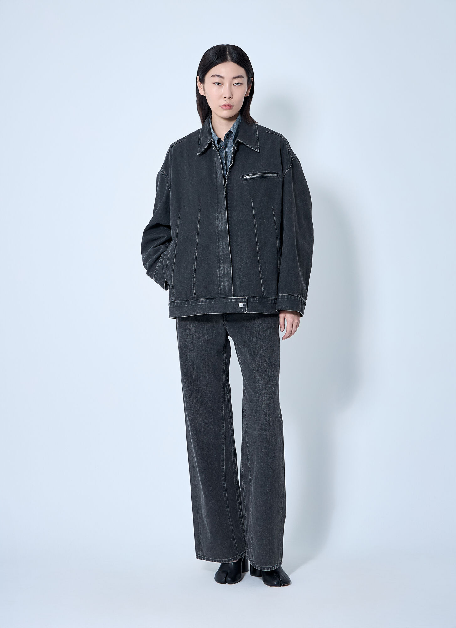 Our Legacy Our Legacy Draft Jacket - Frau Jacken Black Fr - 36 