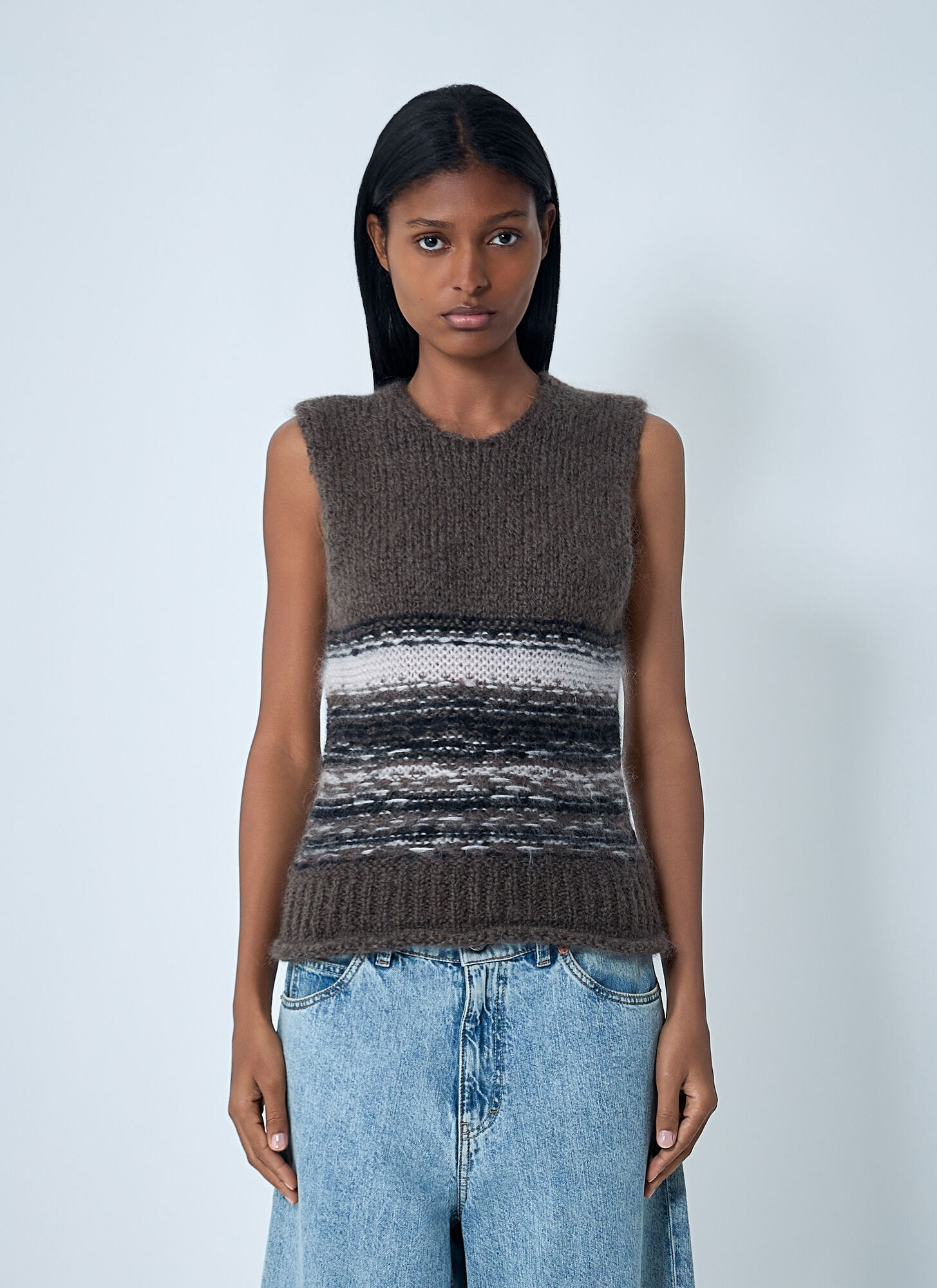 Our Legacy Layered Button-down Cardigan In Gray