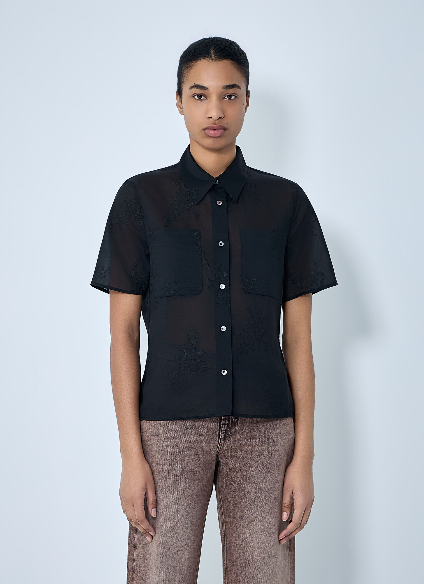 Our Legacy Women's Black X-Ray Shirt - Woman Shirts Fr - 38