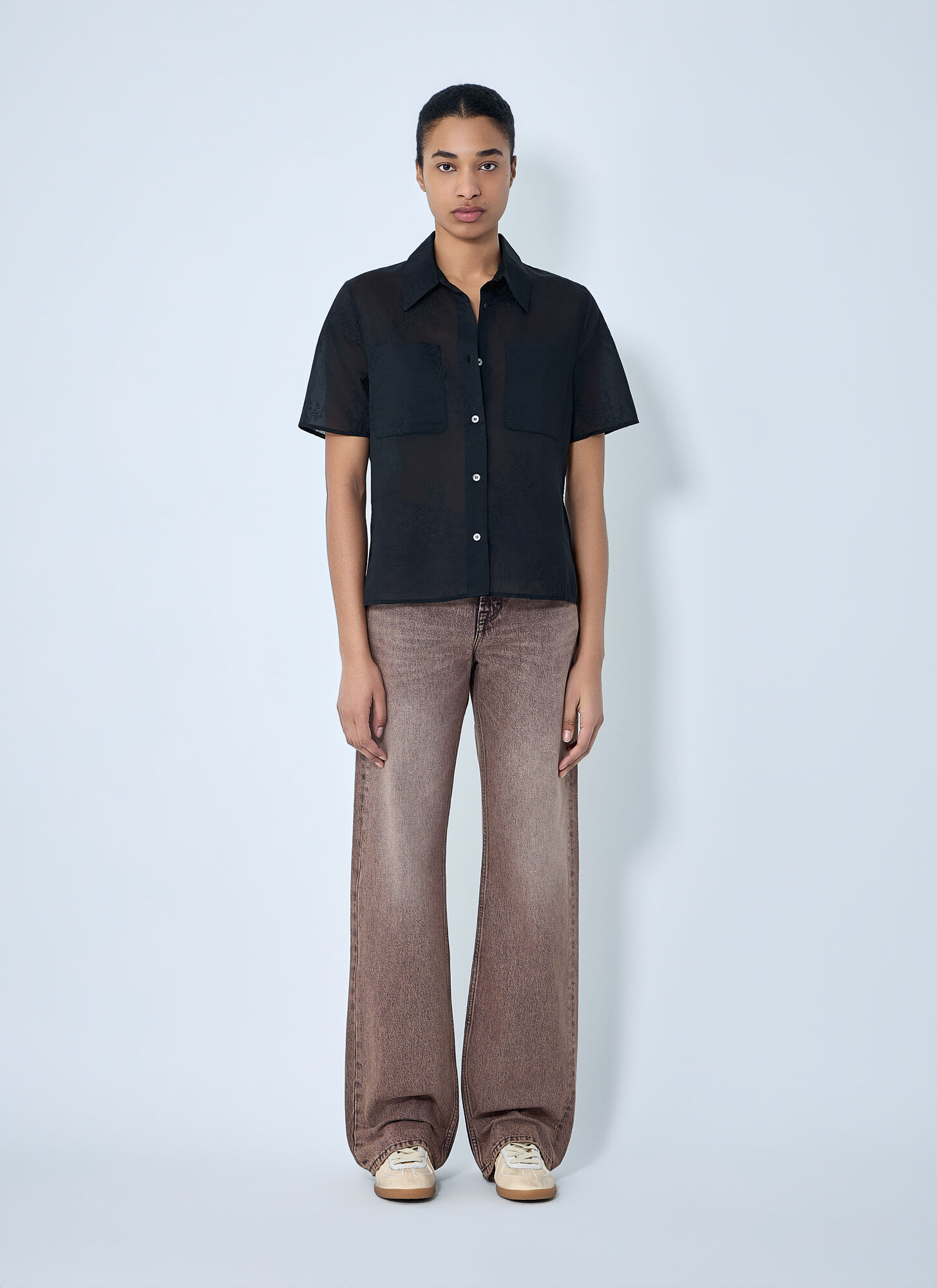  Our Legacy Our Legacy X-ray Shirt - Frau Hemden Black Fr - 38 