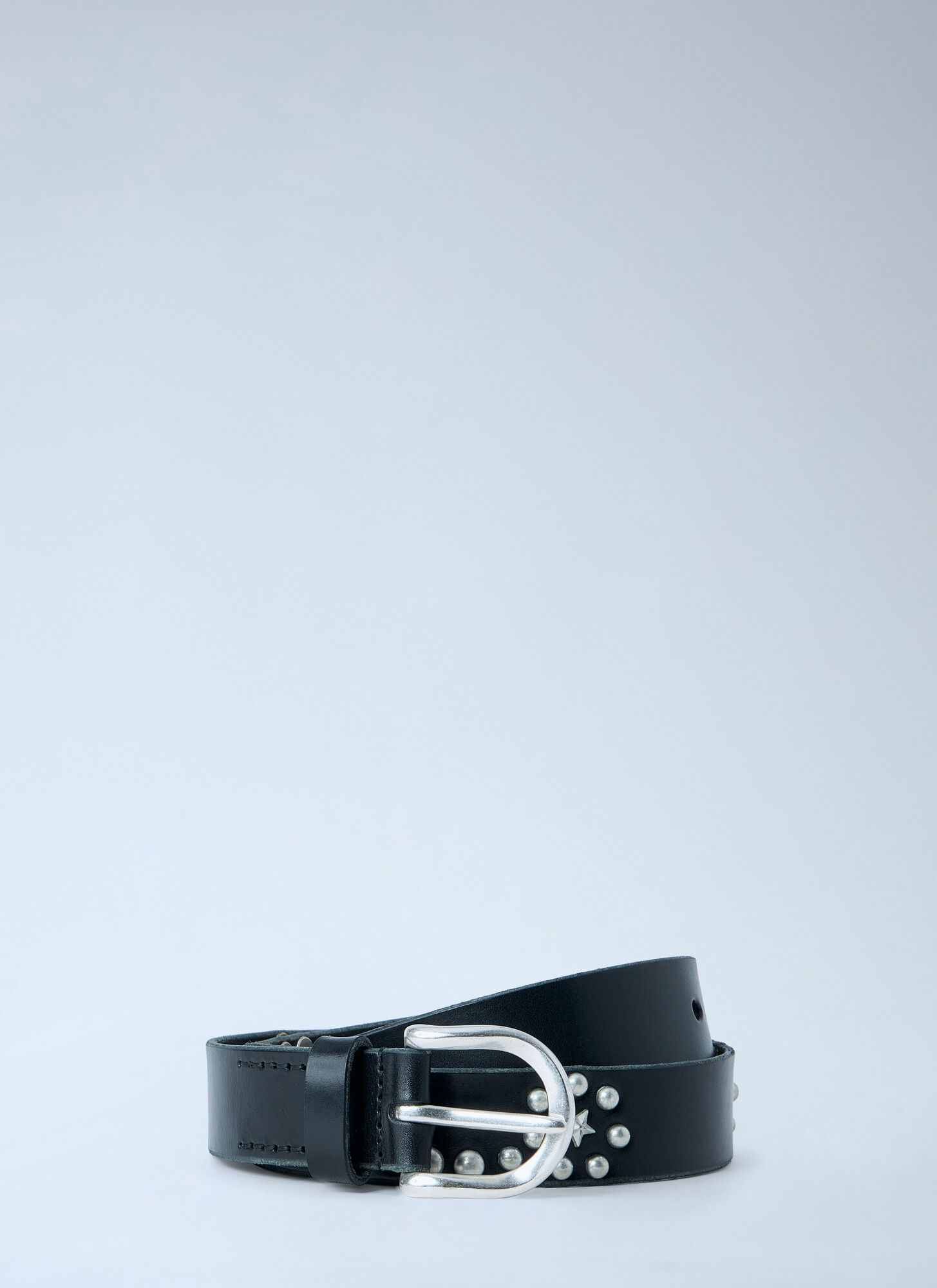 Our Legacy Women's Black Star Flat Belt - Woman Belts 70