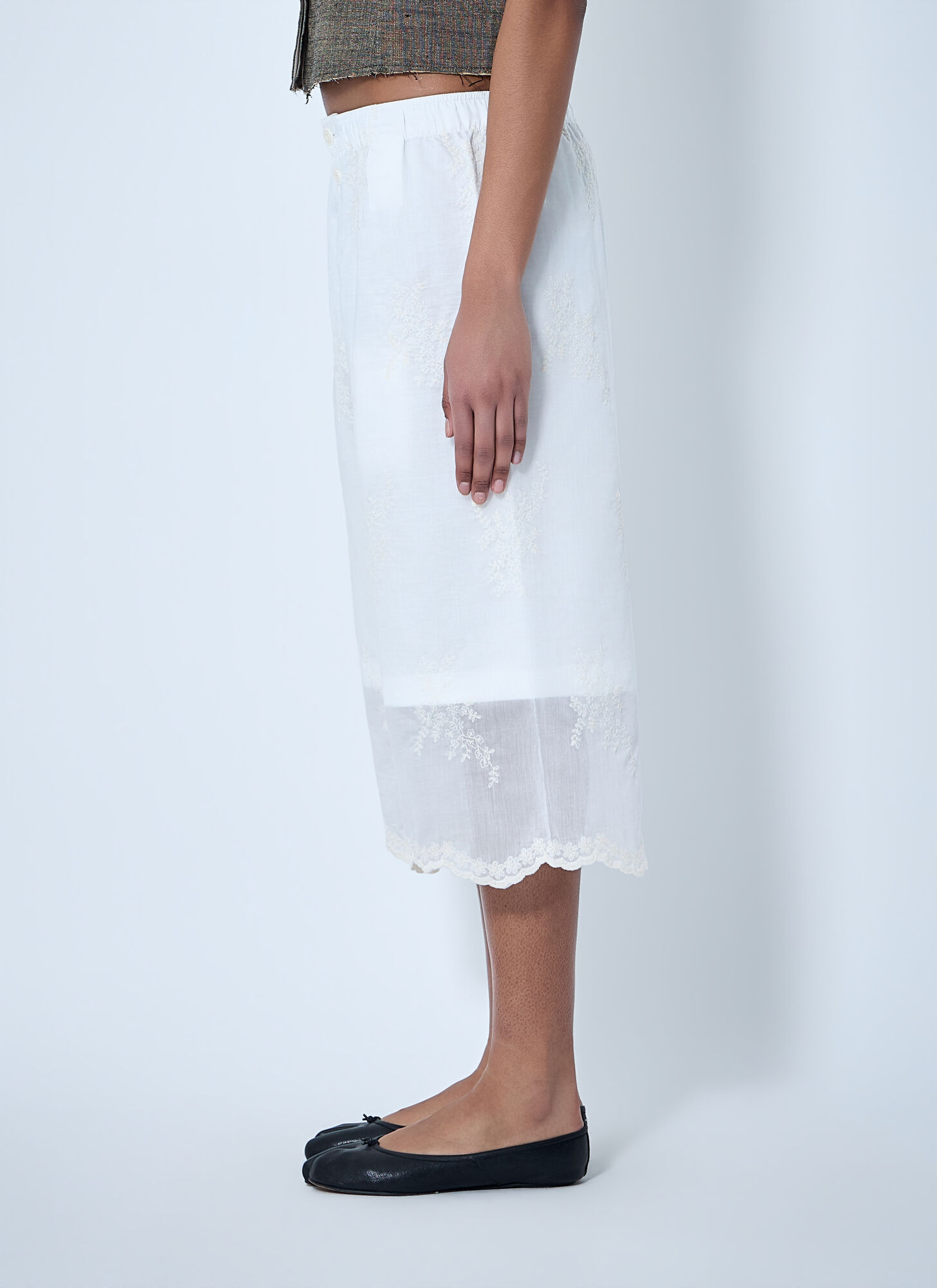  Our Legacy Our Legacy Frill Shorts  - Frau Shorts White Fr - 34 