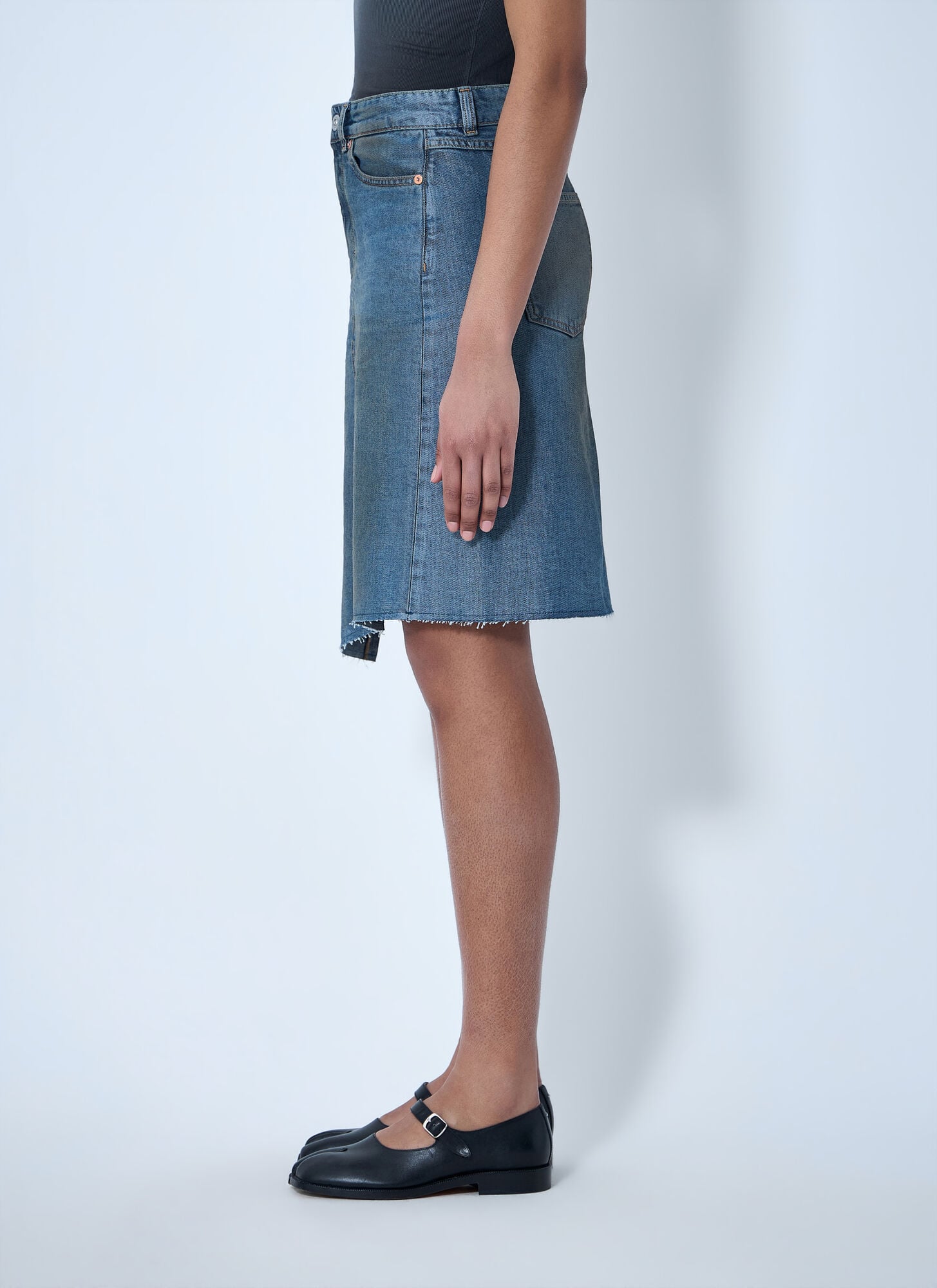  Our Legacy Our Legacy Asymmetric Denim Skirt - Frau Röcke Blue Fr - 36 