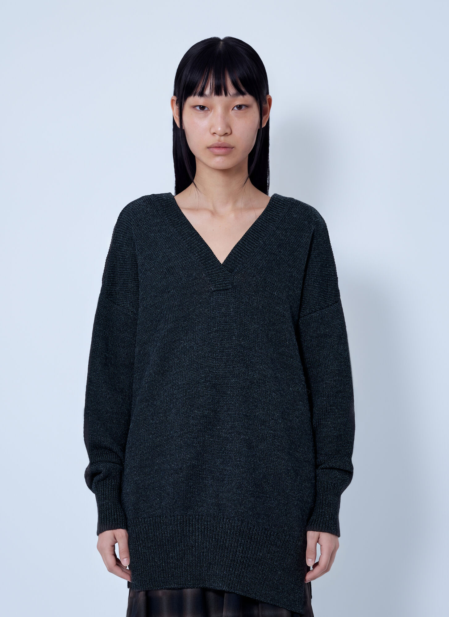 Our Legacy Women's Black Raise V-Neck Sweater - Woman Knitwear Fr - 38