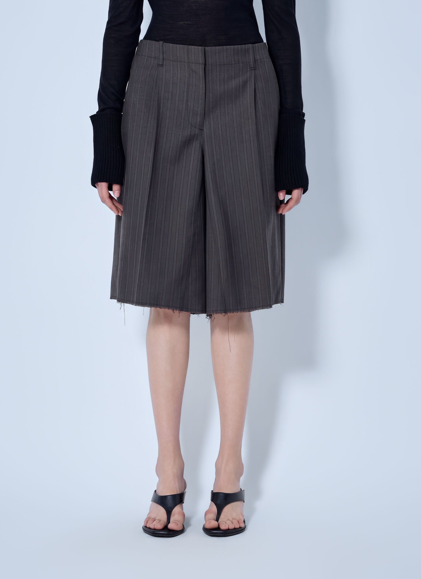 Our Legacy Women's Grey Jumbo Shorts - Woman Shorts Fr - 38