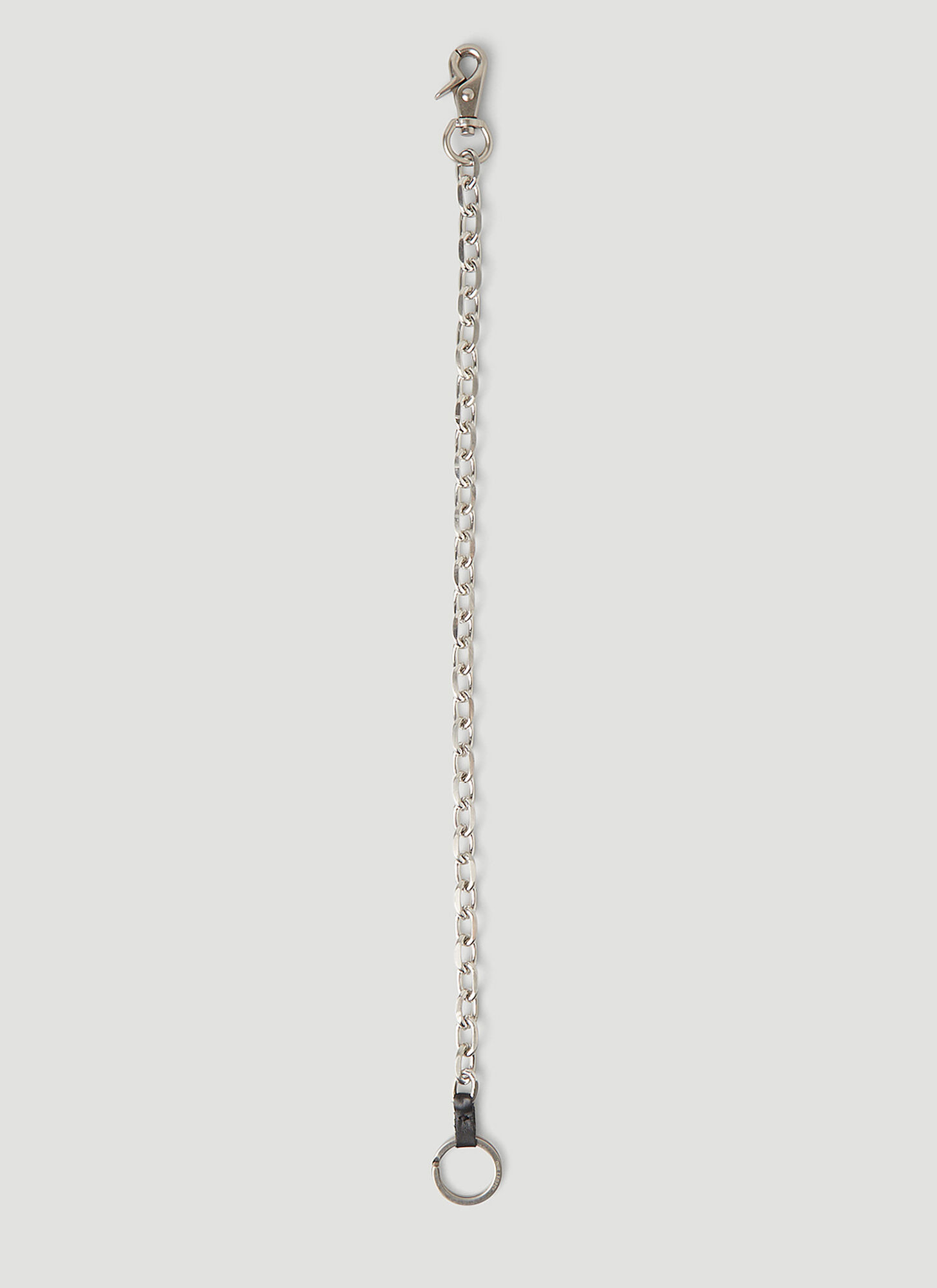 Shop Our Legacy Ladon Keyring Necklace In Silver