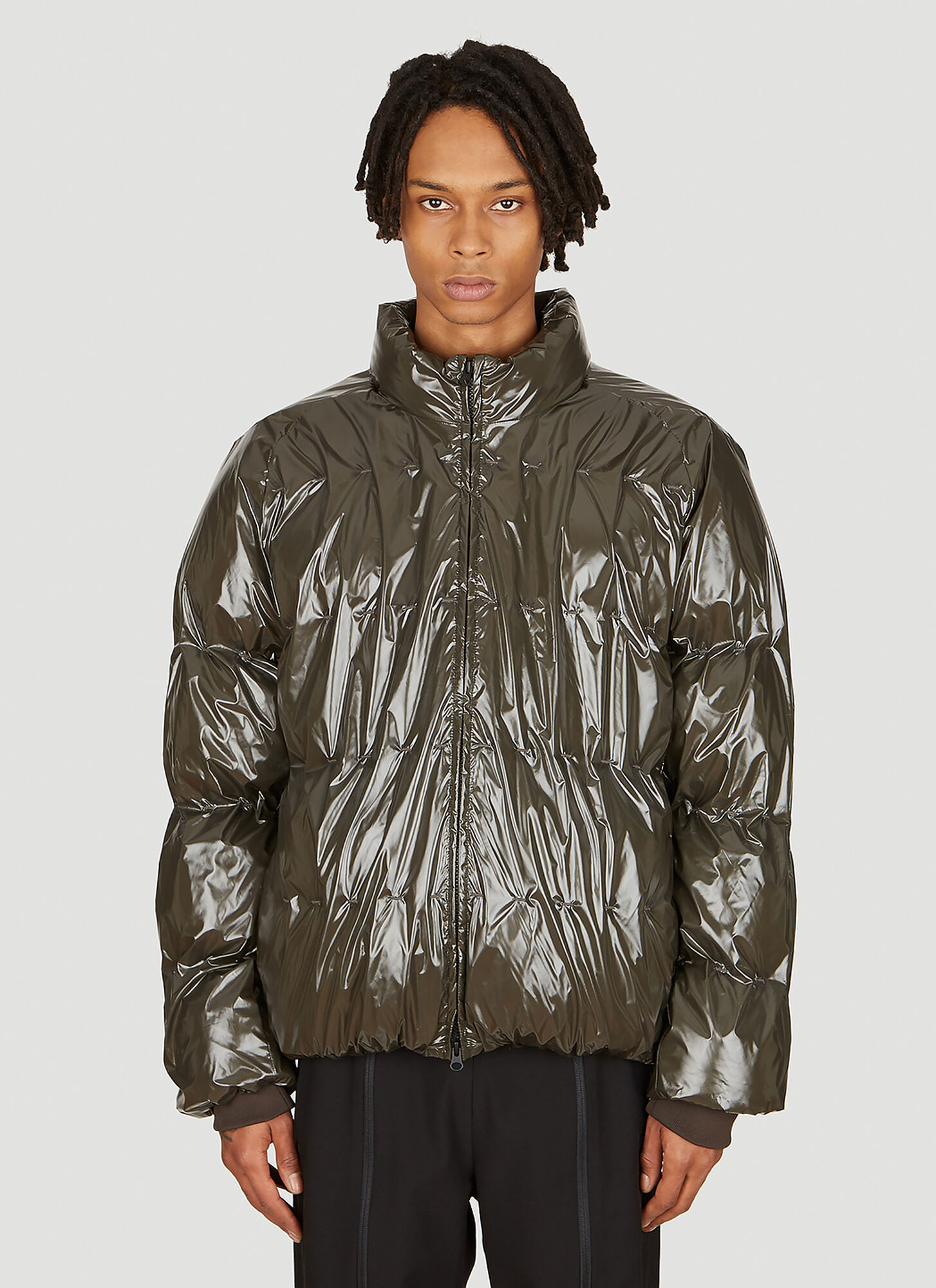 Post Archive Faction (Paf) Men's Green 5.1 Down Right Jacket - Man Jackets L
