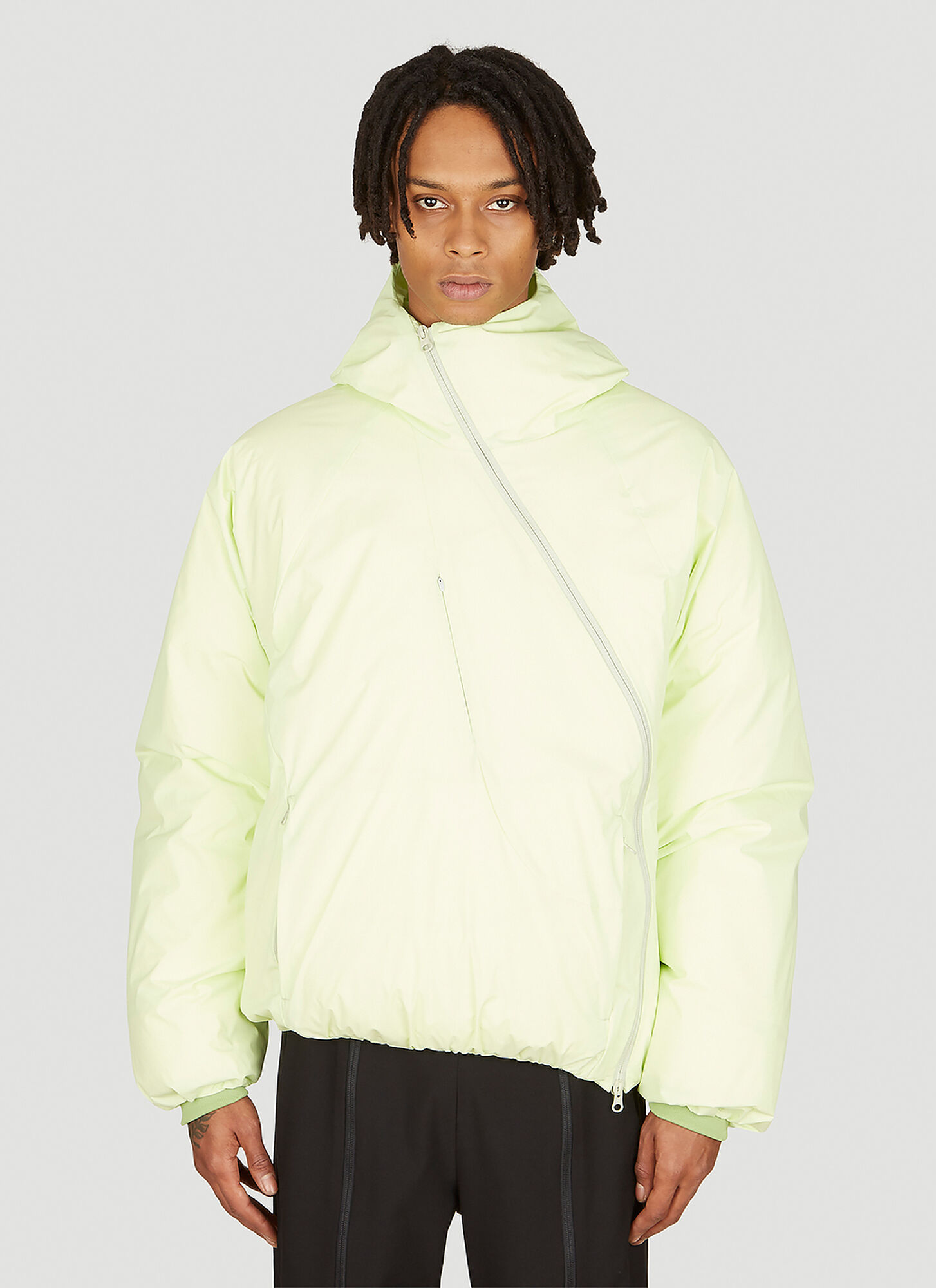 Post Archive Faction (Paf) Men's Green 5.1 Down Center Jacket - Man Jackets Xl