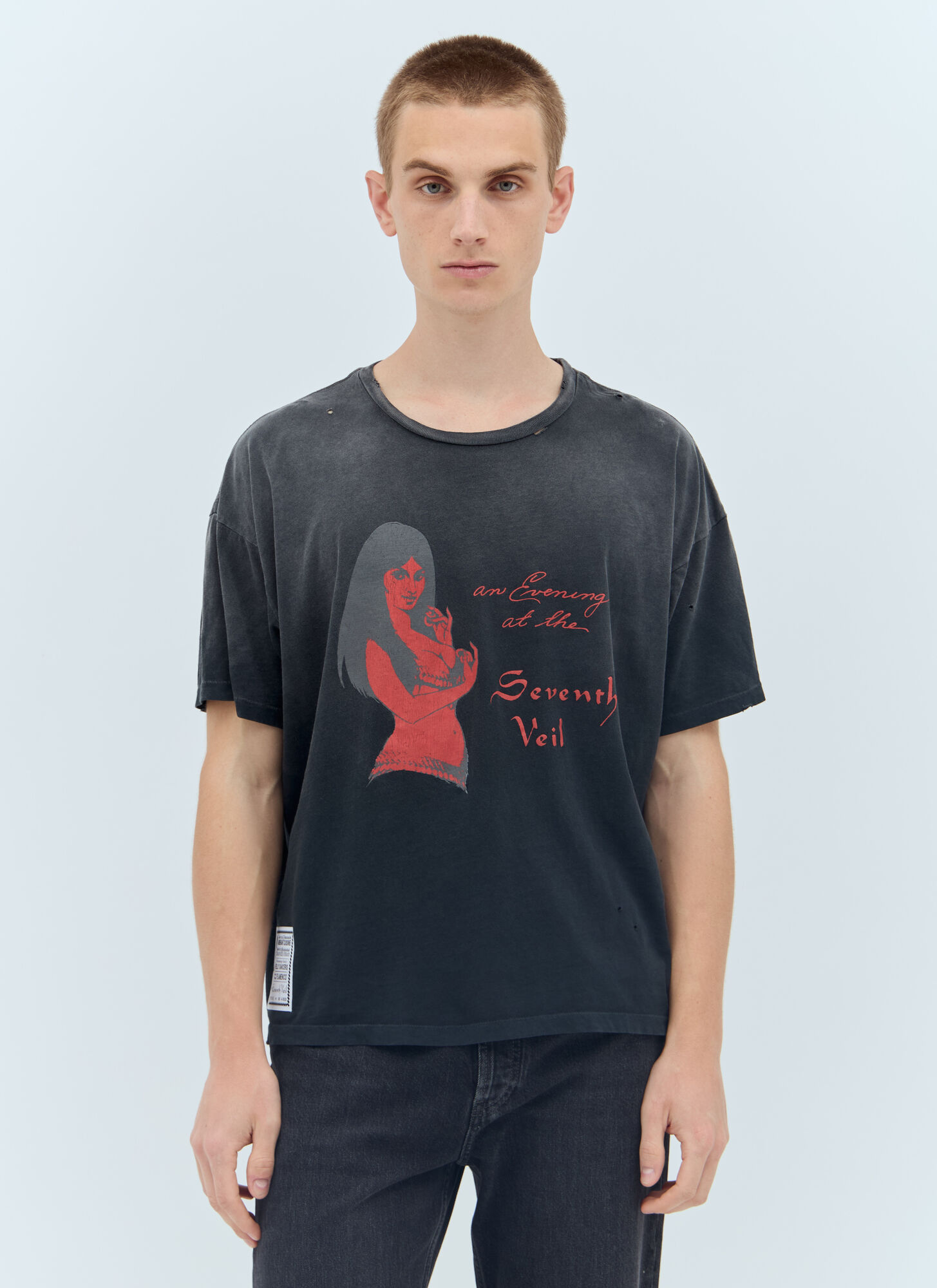 Shop Paly Seventh Veil T-shirt In Black