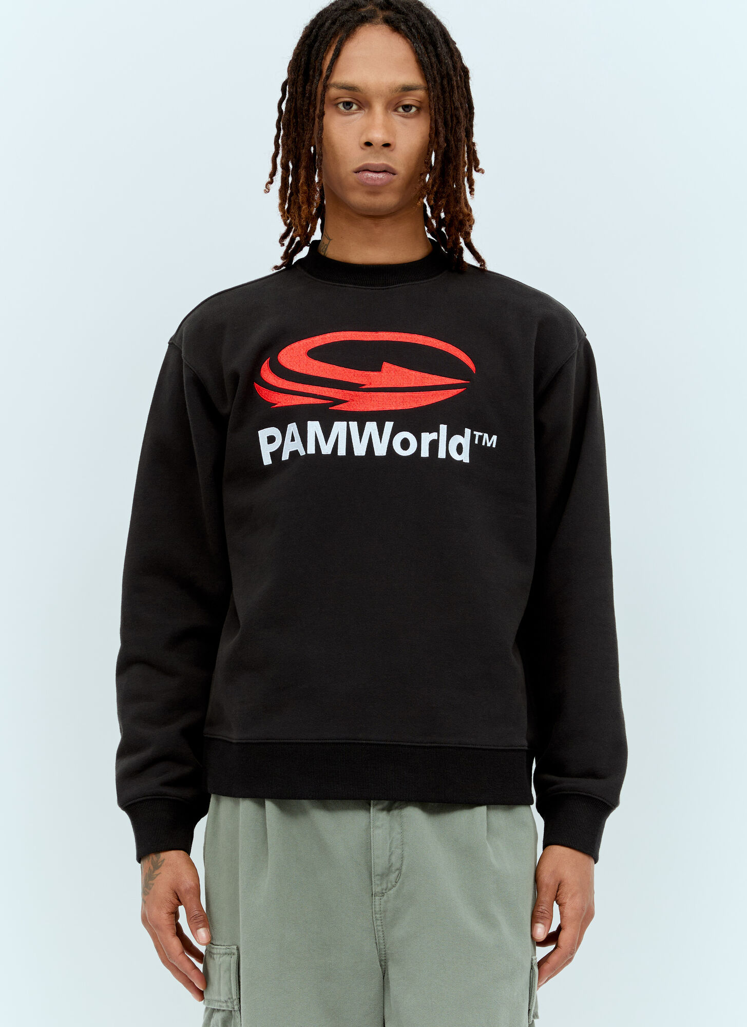 Perks And Mini P.a.m World 2.0 Sweatshirt In Black