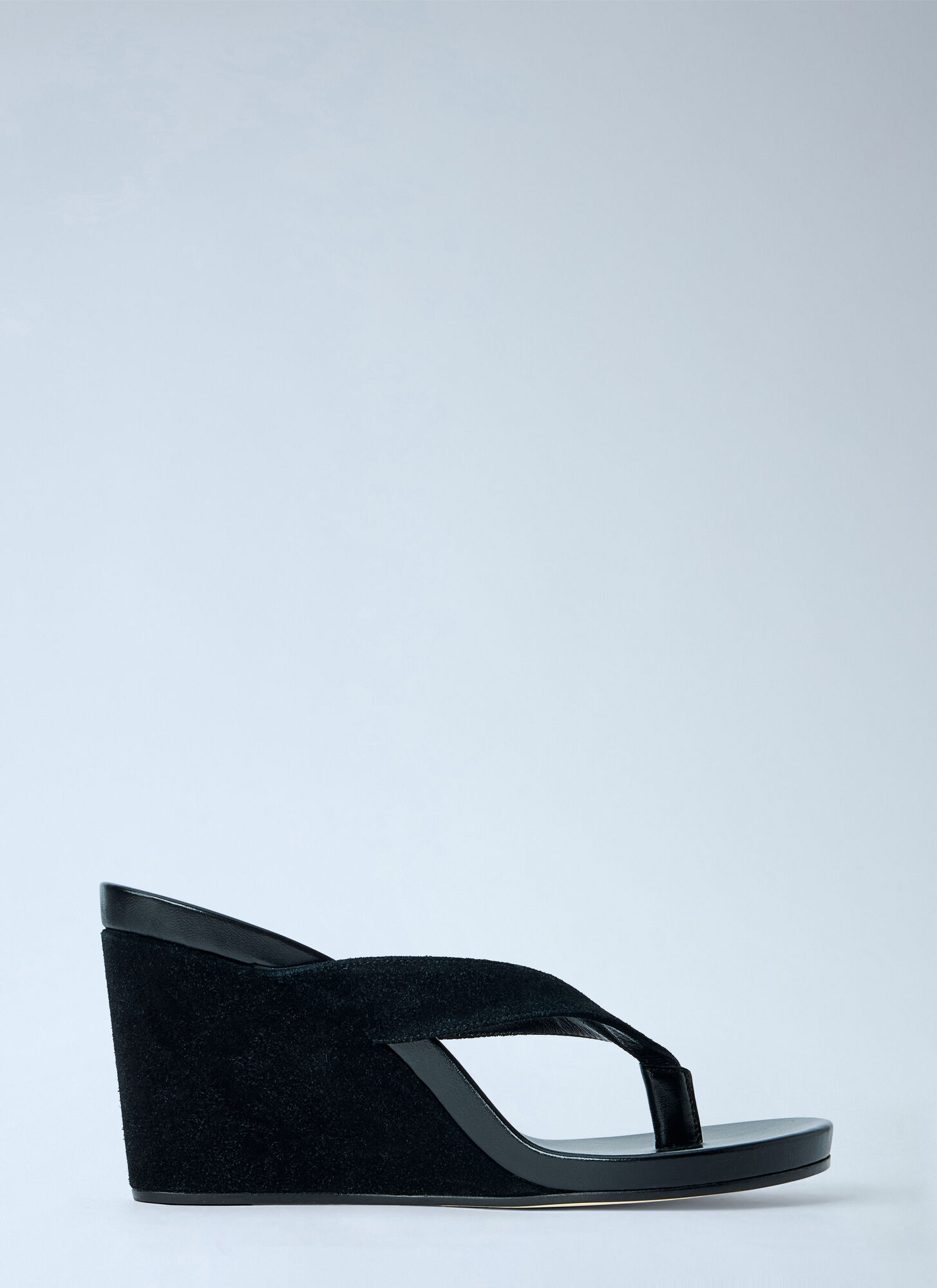 PHOEBE PHILO Round Wedge Sandals - Woman Heels Black Eu - 41