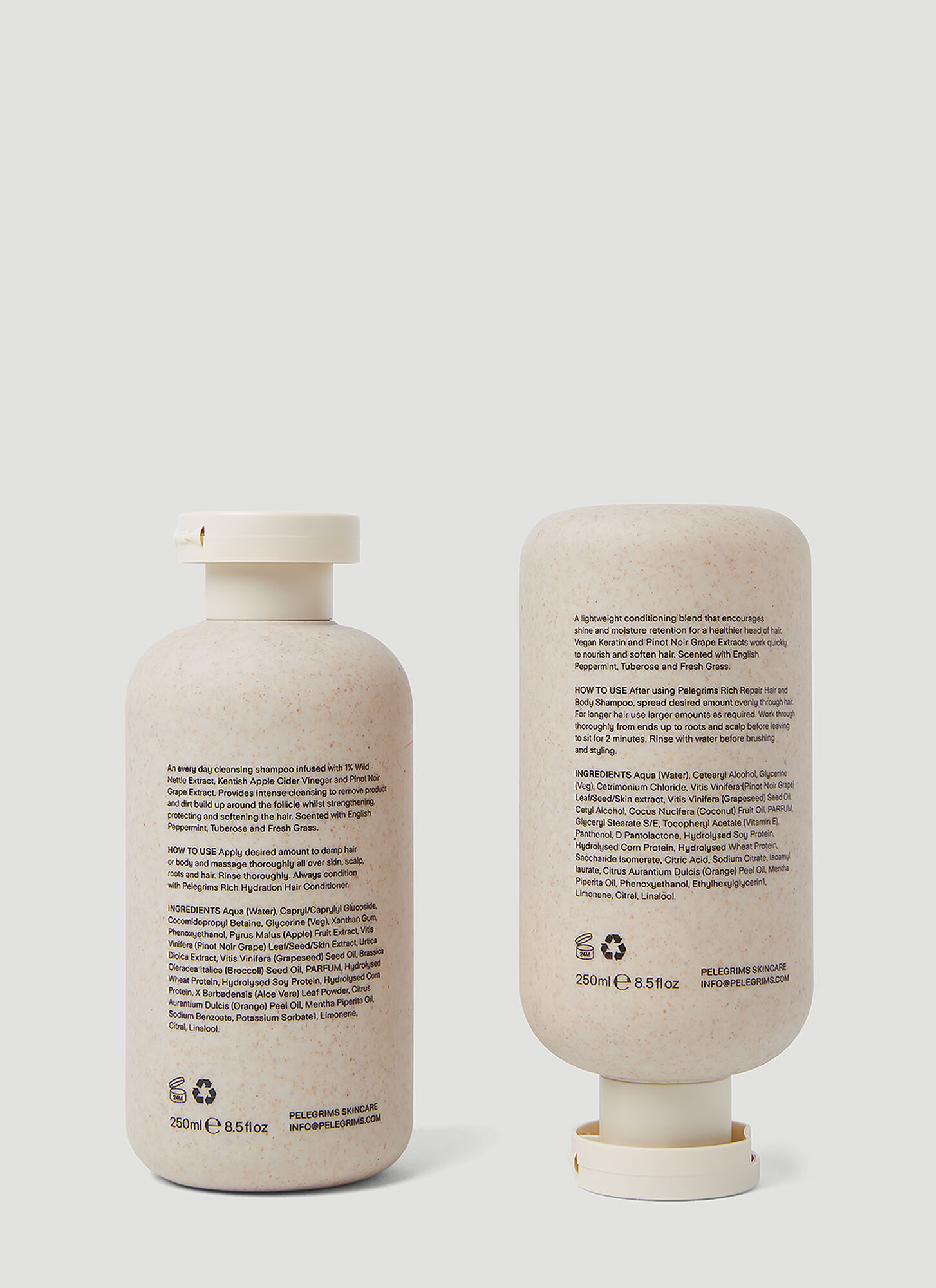  Pelegrims Pelegrims Shampoo And Conditioner Set -  Face & Body Clear One Size 
