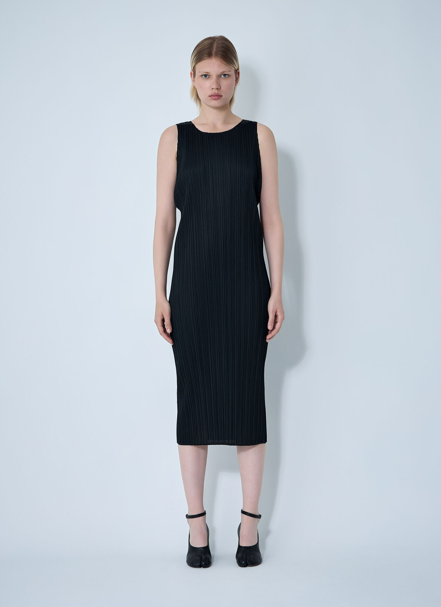 Issey Miyake Pleated Midi Dress