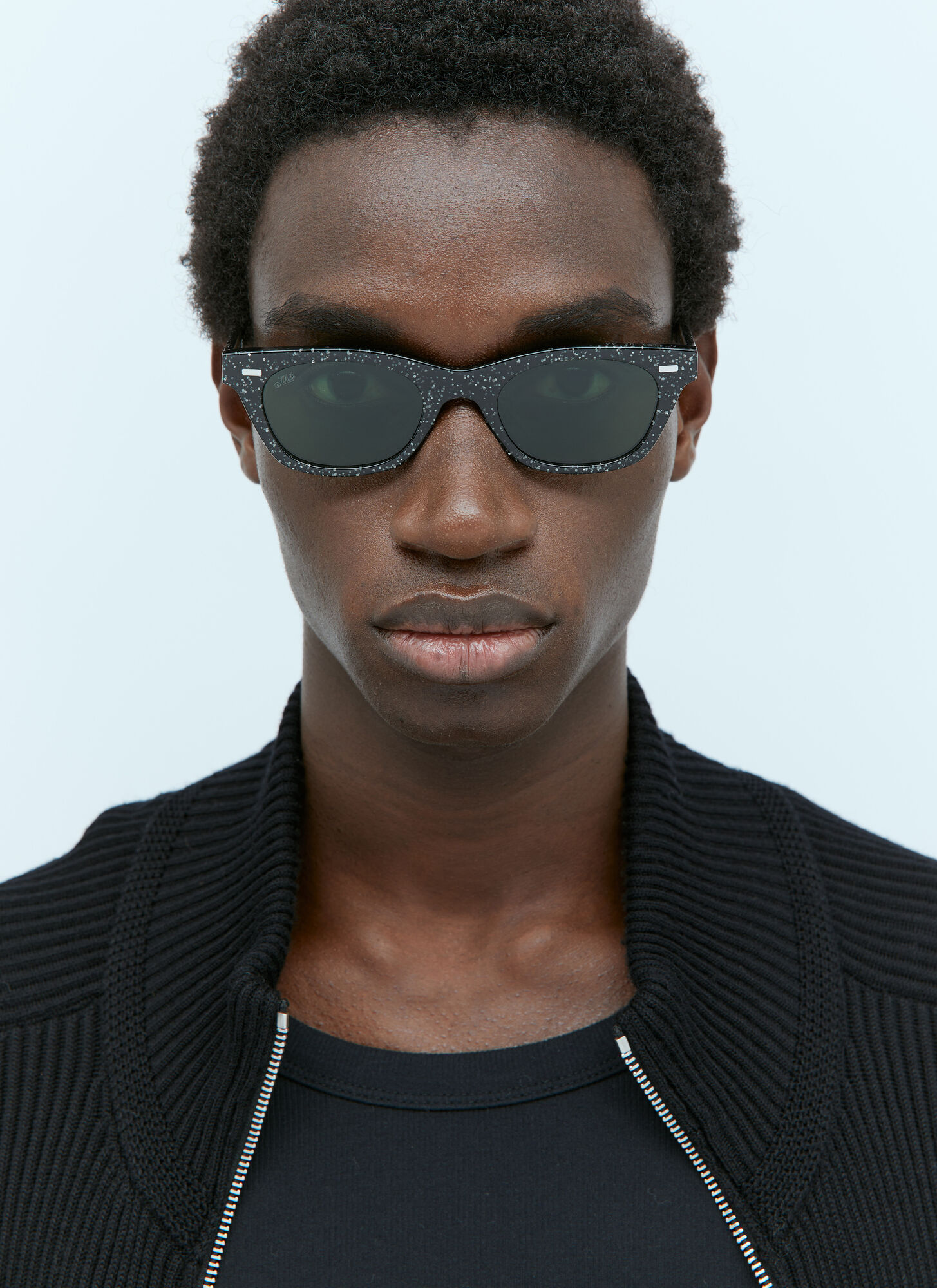 Pleasures X Akila Sparkle Sunglasses – Man Sunglasses Black One Size