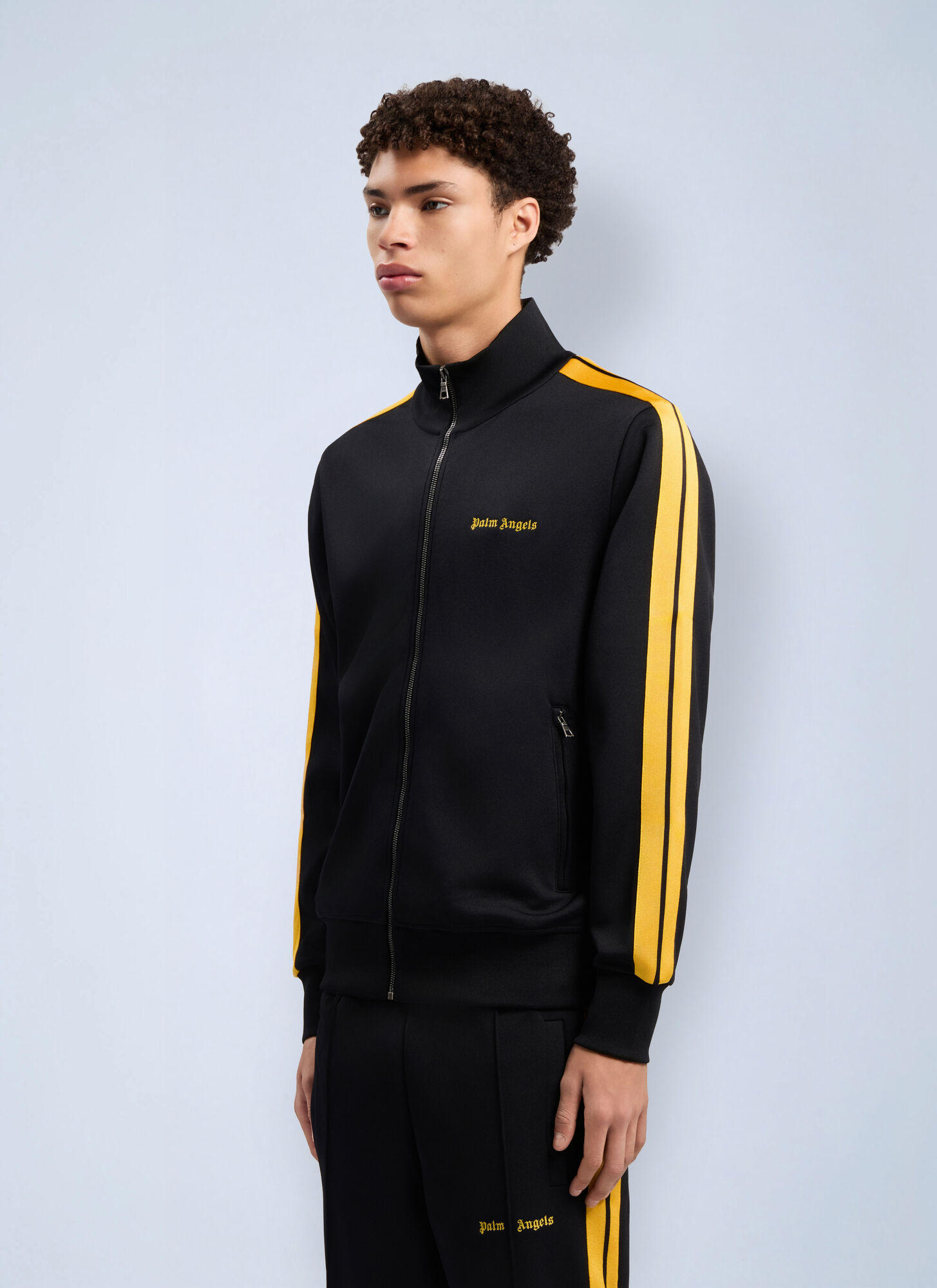 Palm Angels Palm Angels Classic Logo Track Jacket - Mann Jacken Black M 